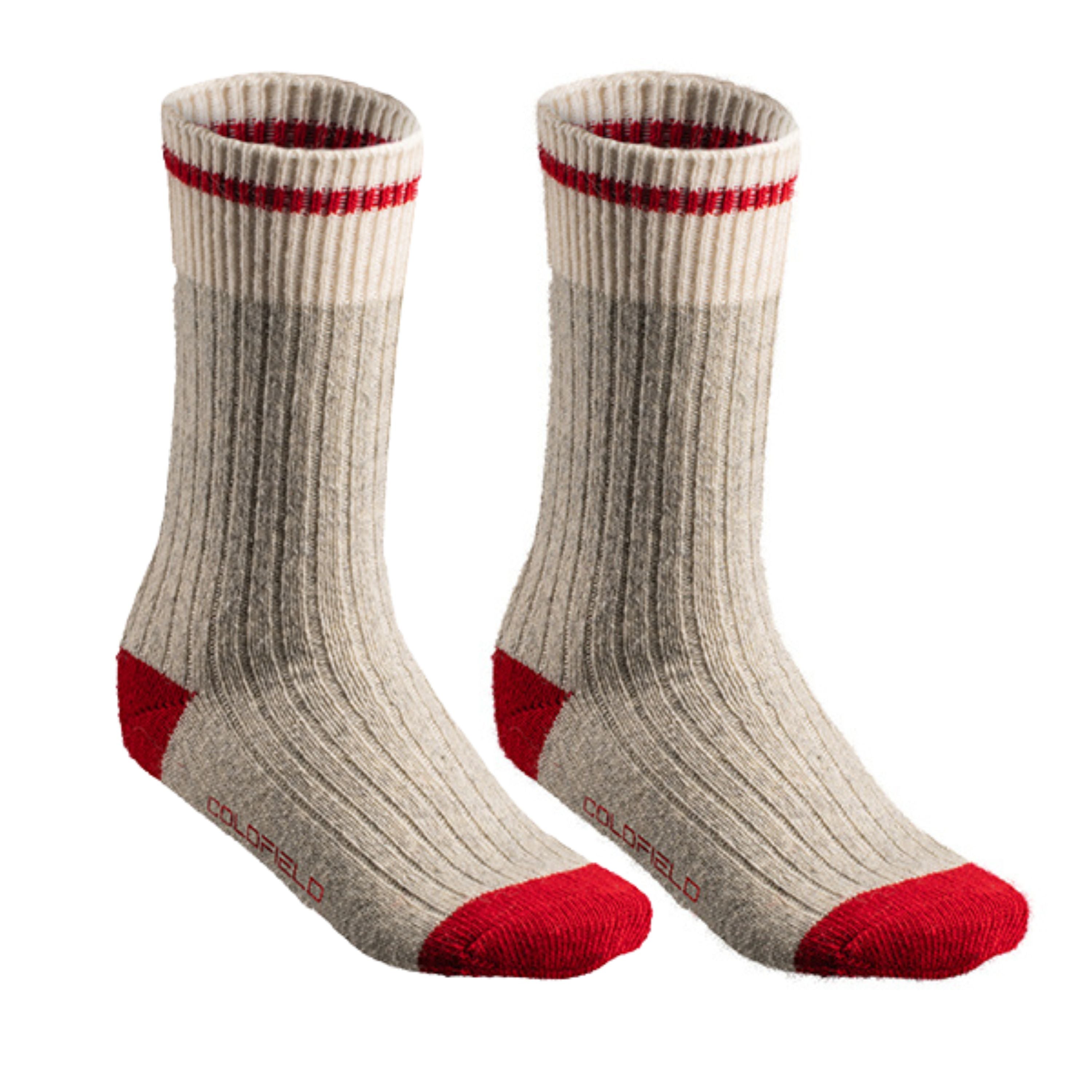 Merino wool socks with stripes - Unisex