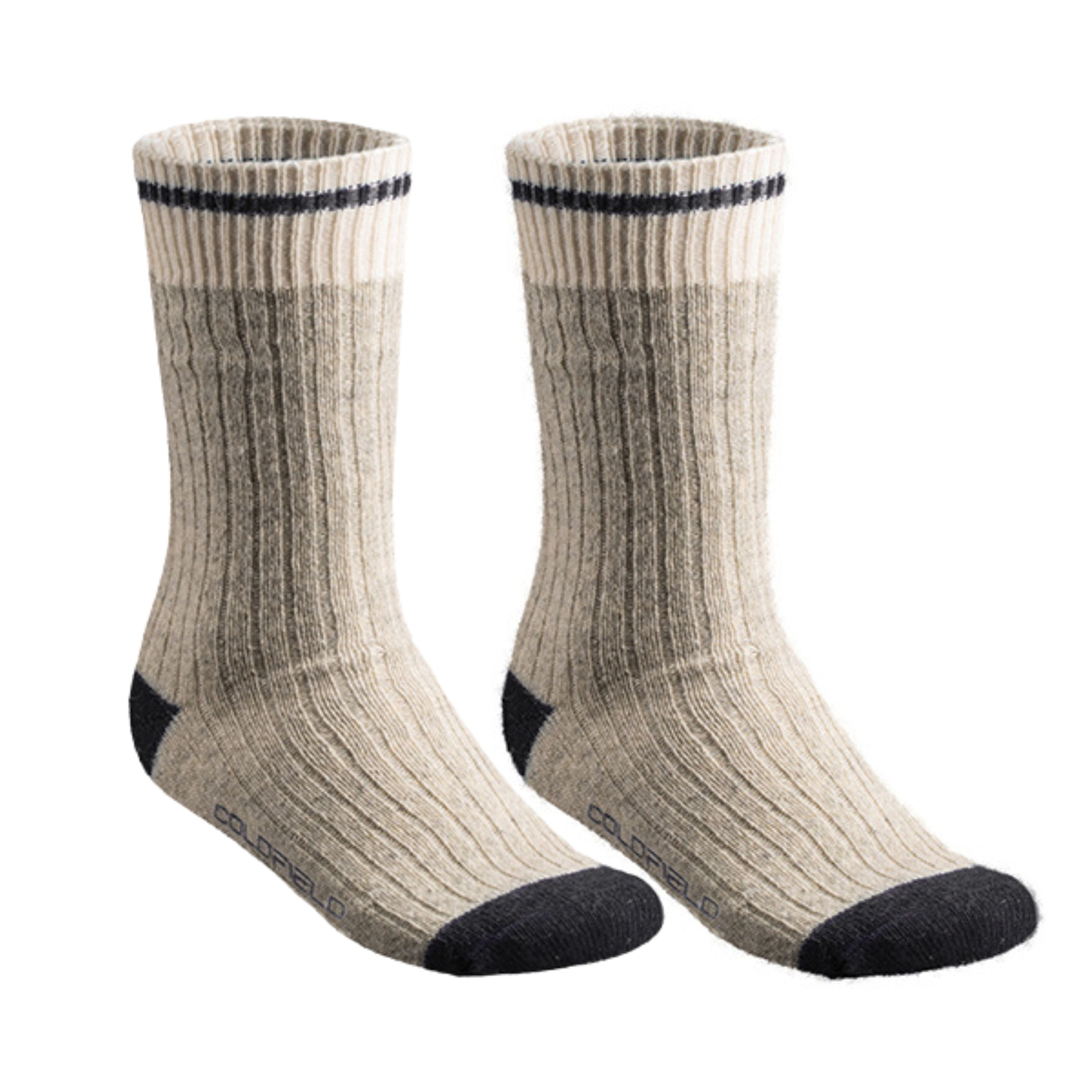 Merino wool socks with stripes - Unisex