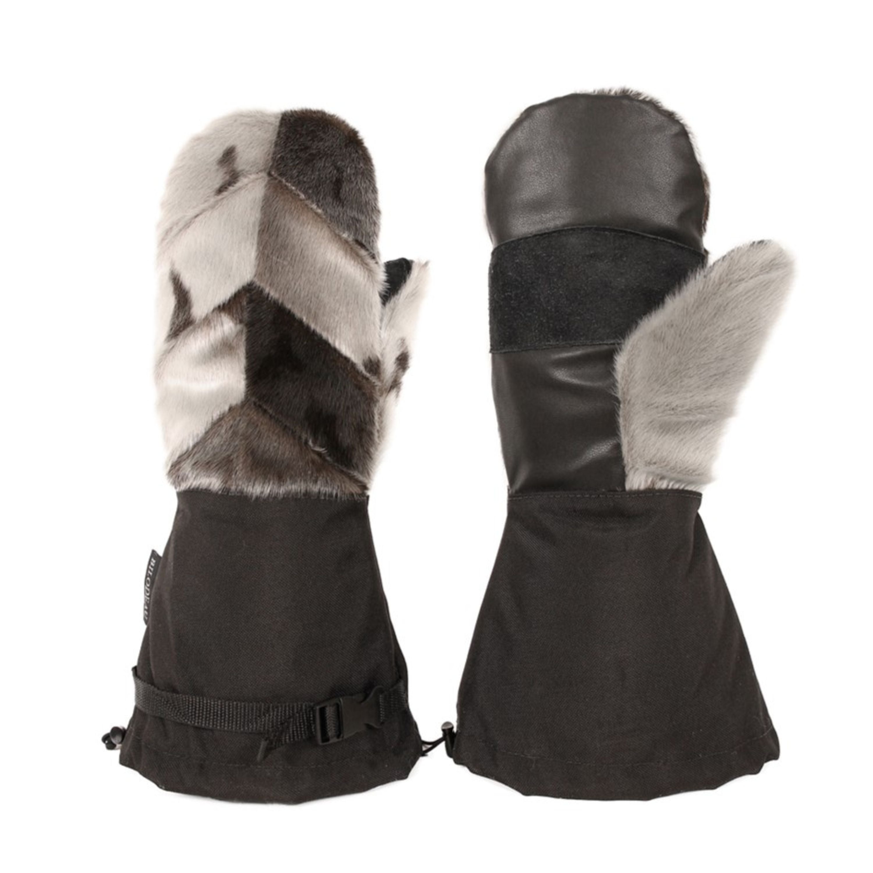 Seal fur expedition mitts - Unisex
