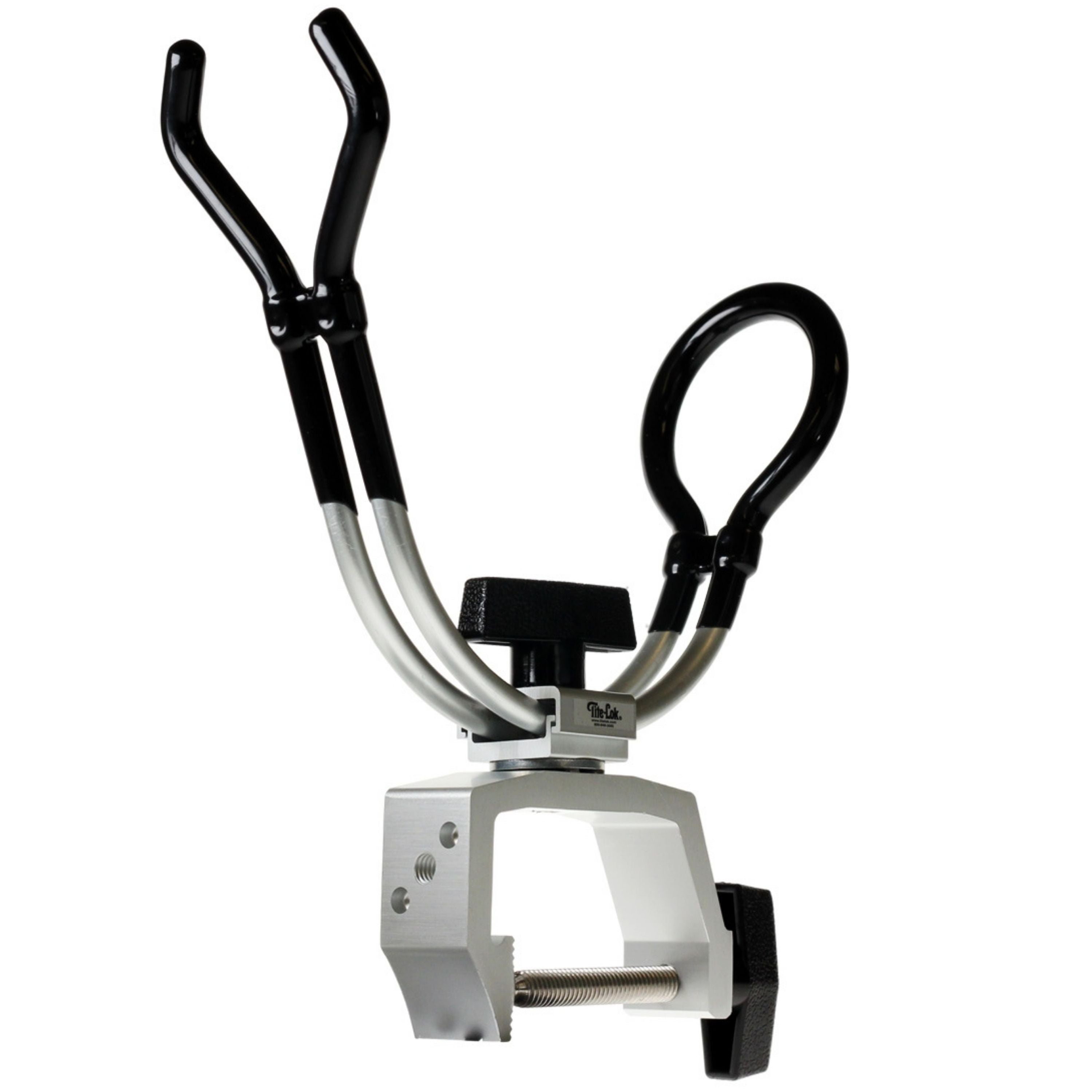 Rod holder with C-clamp mount
