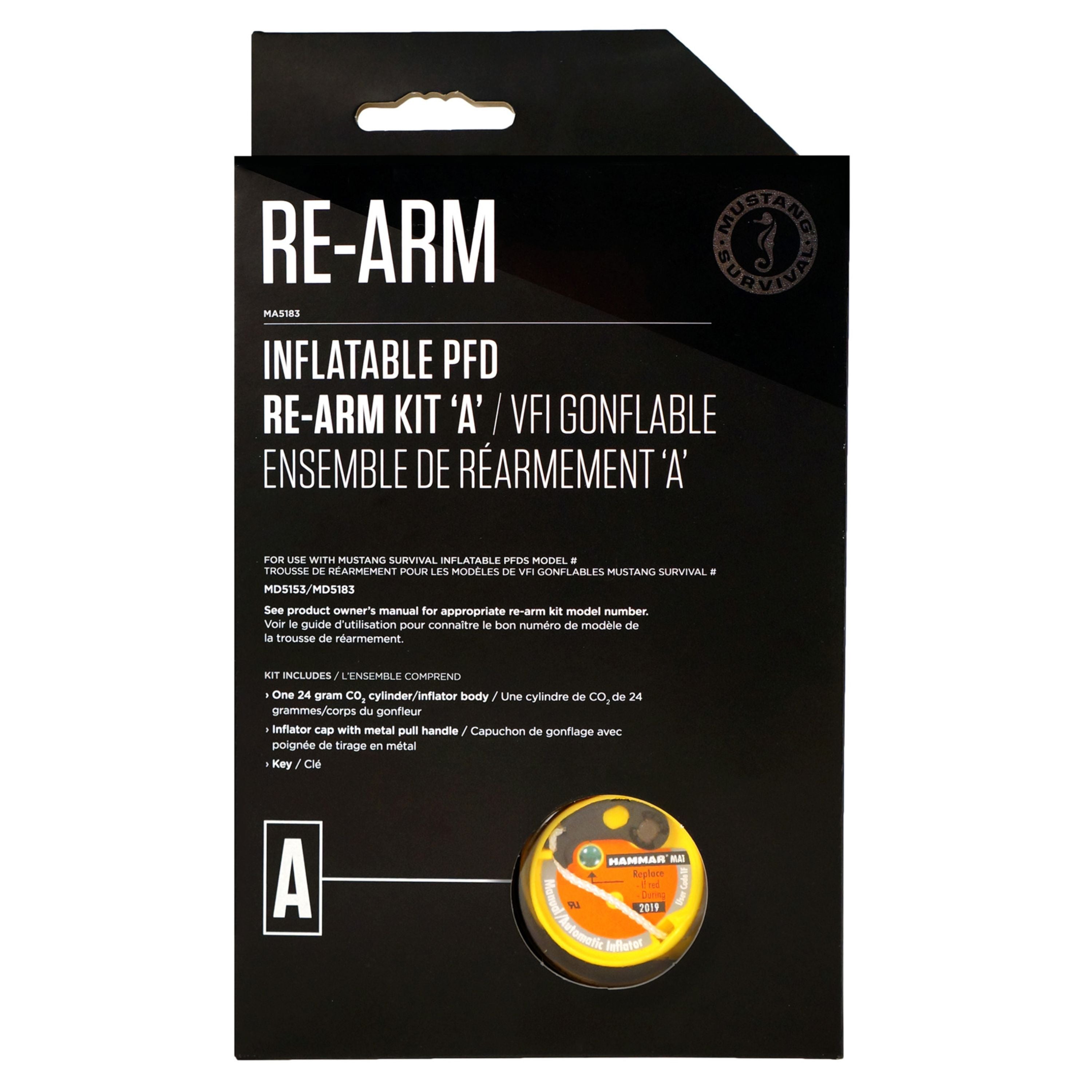 Re-arm kit A auto hydrostatic - 24 g