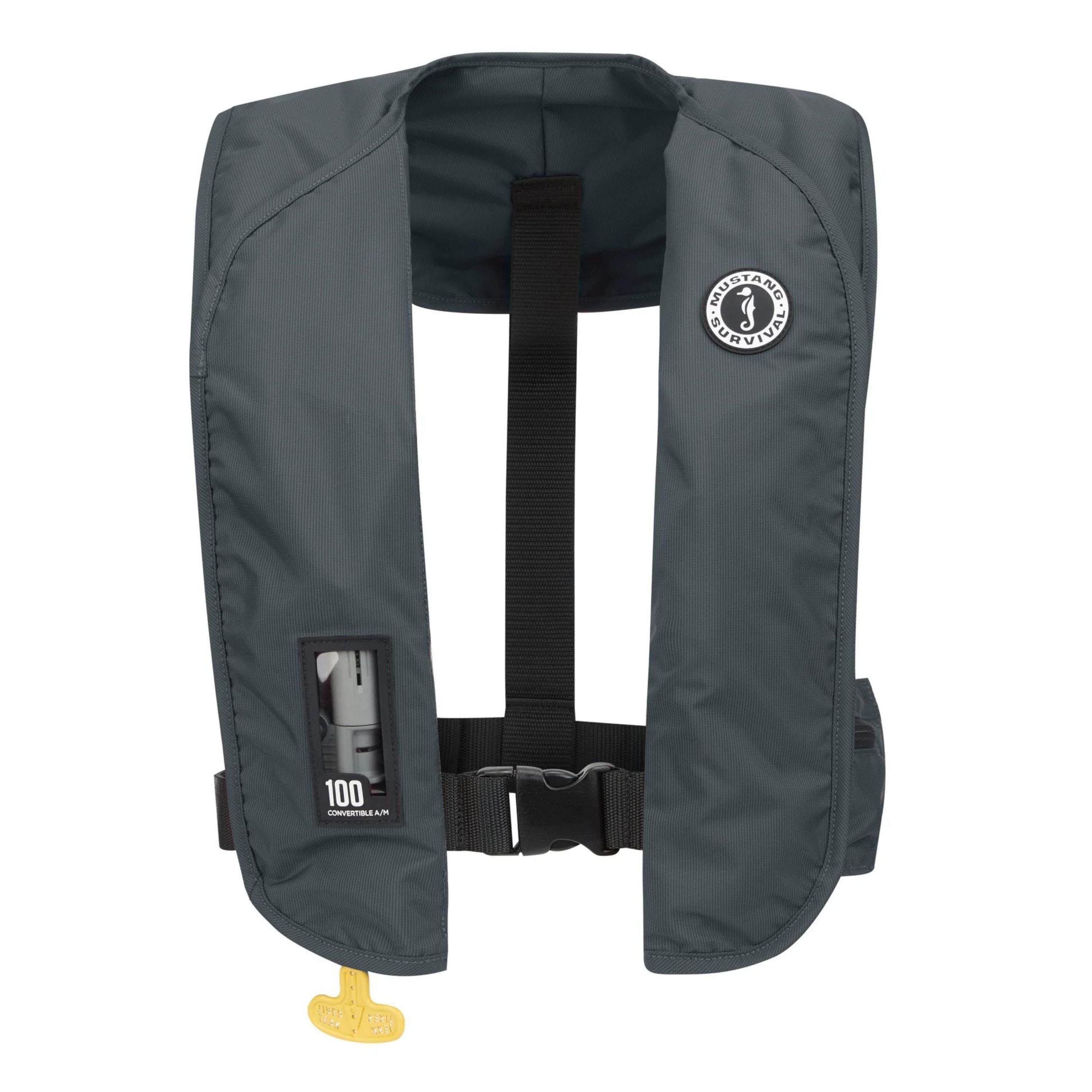 "MIT 100" inflatable PFD convertible automatic/manual