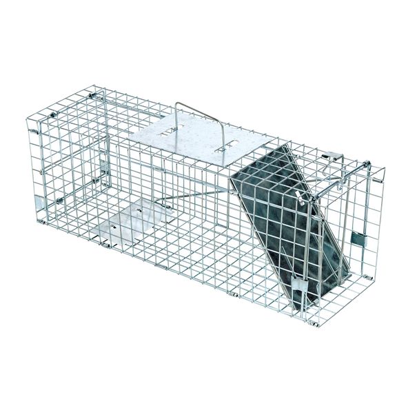Heavy duty live capture trap 10 x 12 x 32 in