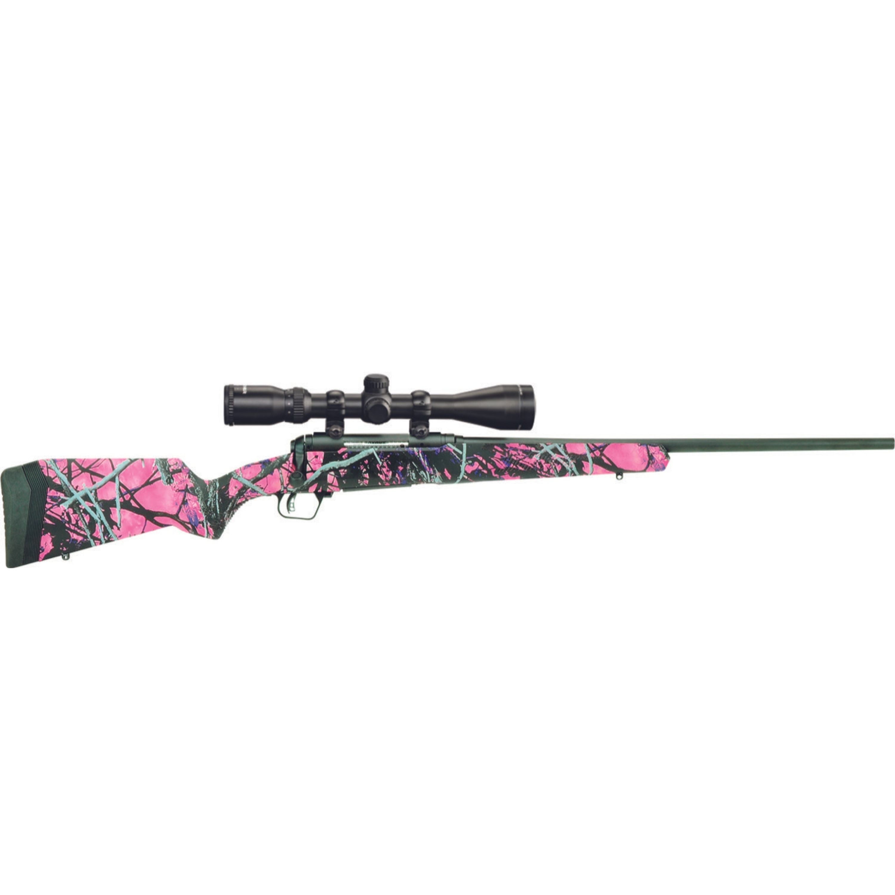 "110 Apex Hunter Muddy Girl" Bolt action rifle with scope