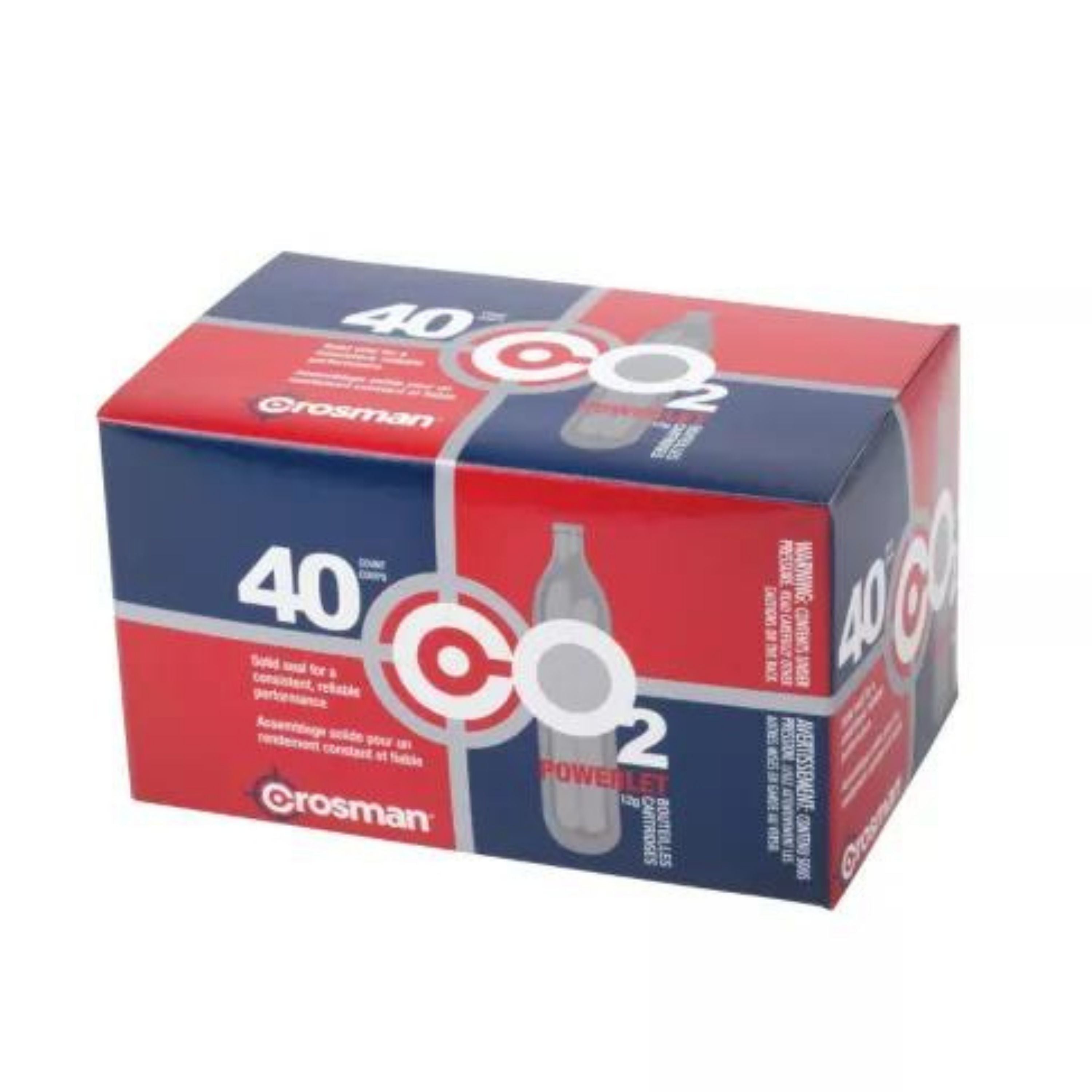 CO2 cartridges - 40/pkg