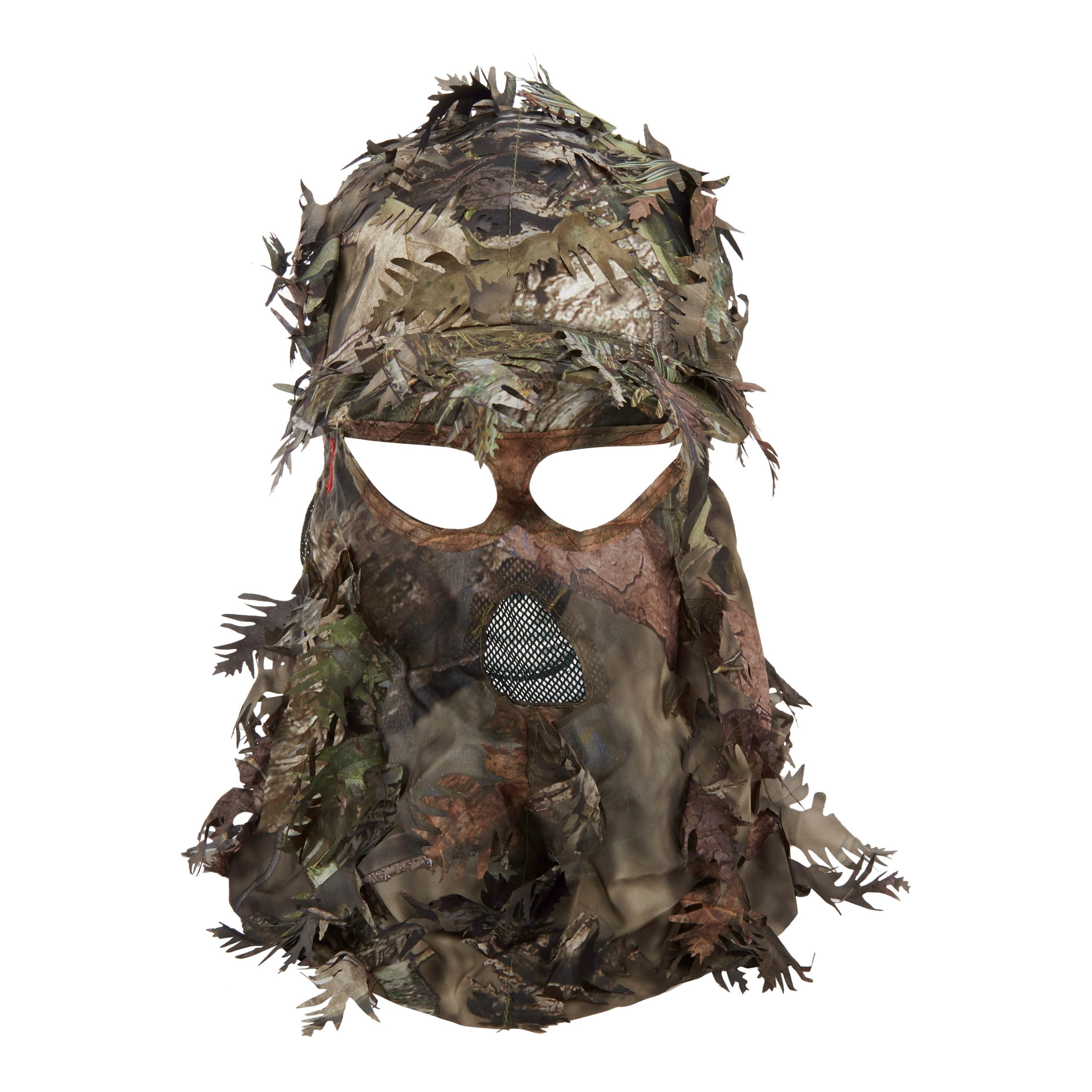Realtree game face gear leafy break-up country cap with mask