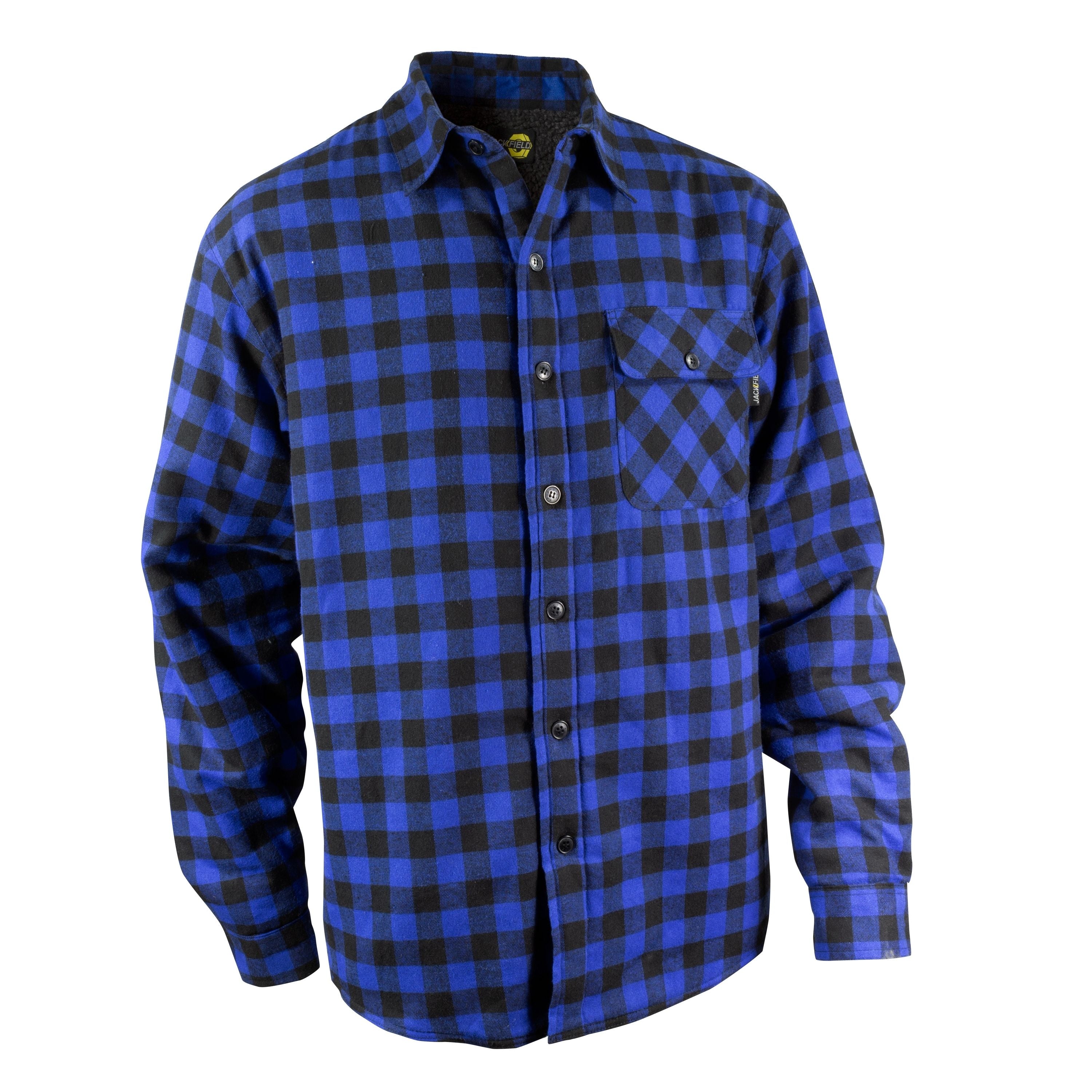 Flannel shirt with sherpa lining - Men’s