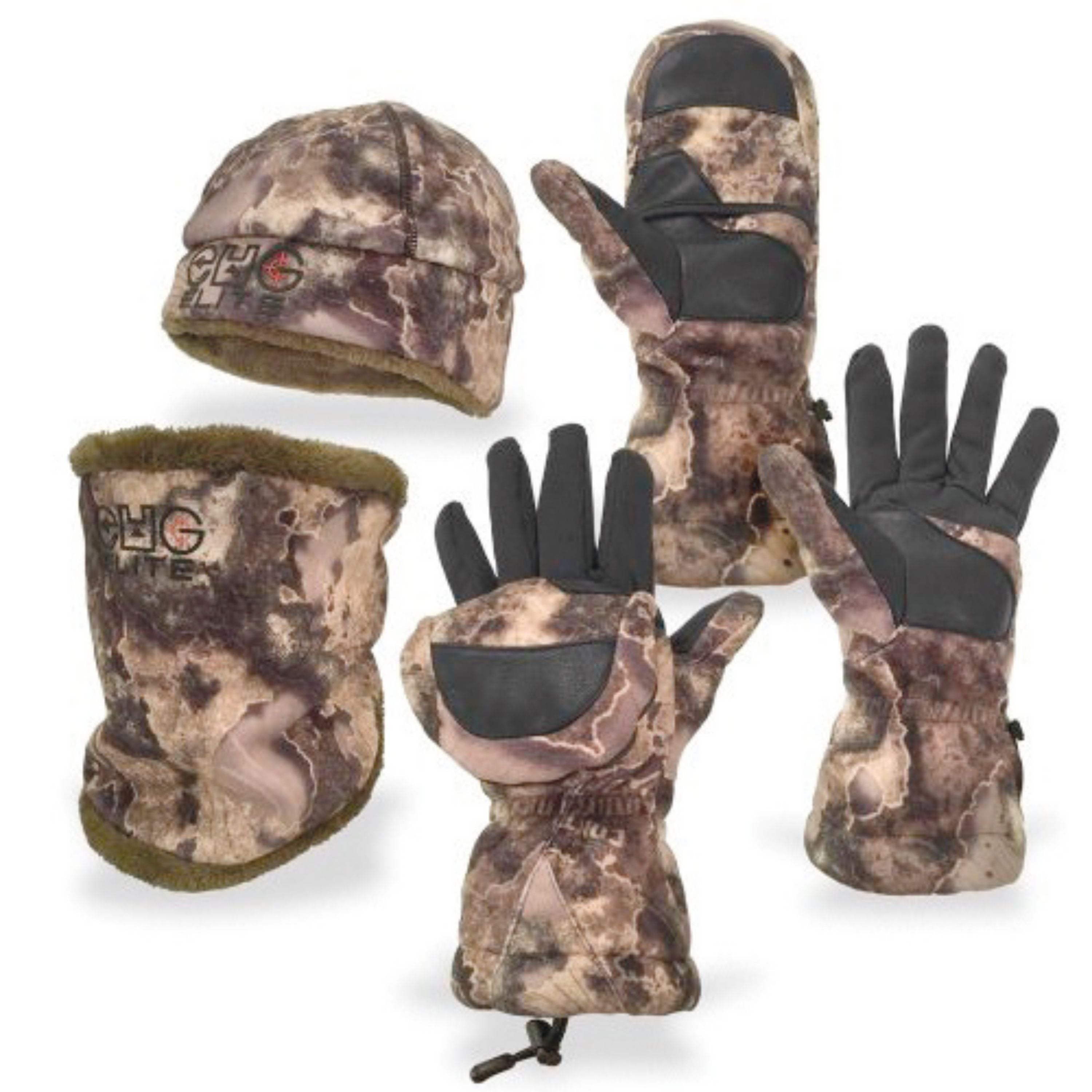 Gloves, beanie and gaiter tripack