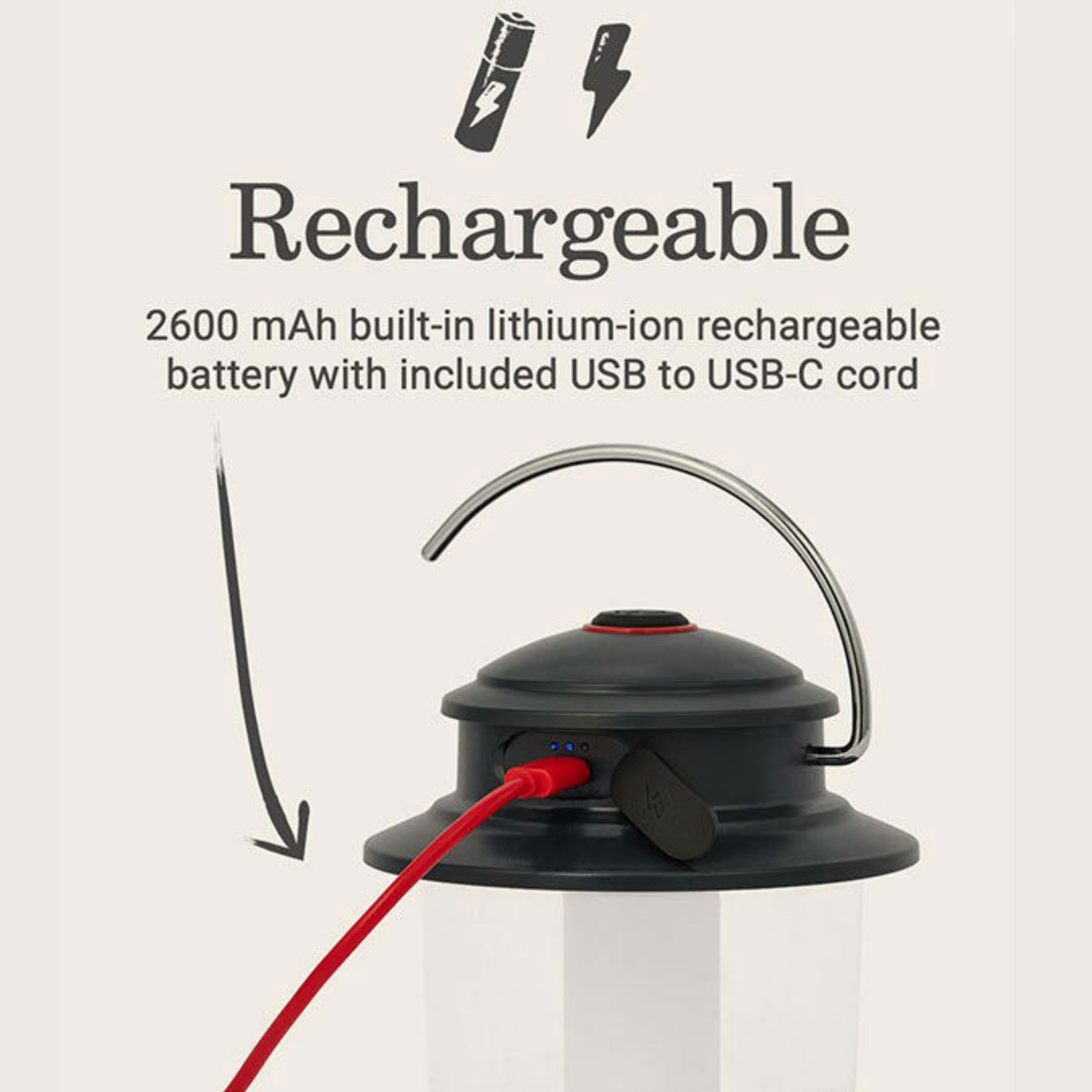"Classic rechargeable" 400L LED Lantern