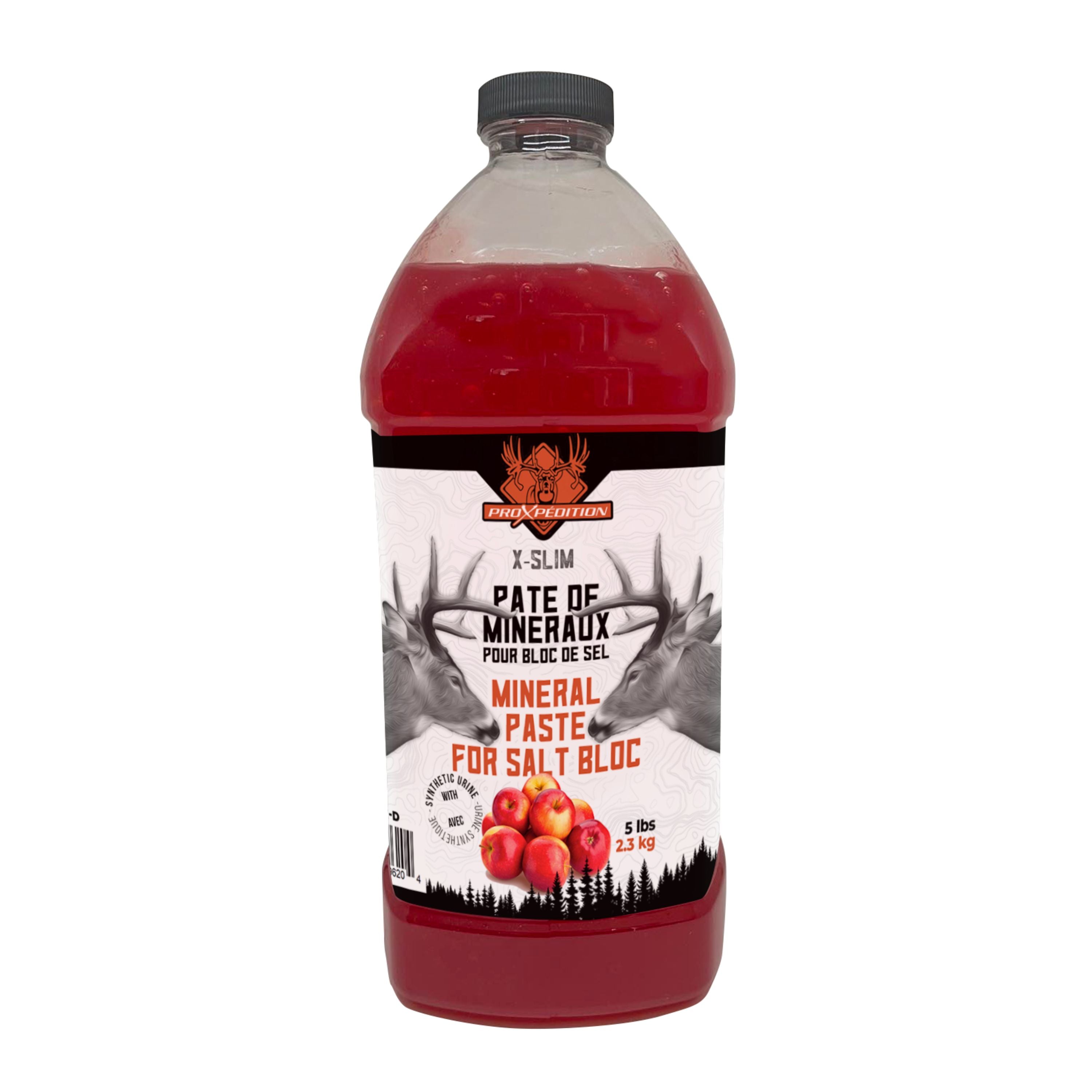 "X-Slim" Apple flavor mineral liquid paste for salt bloc - Deer