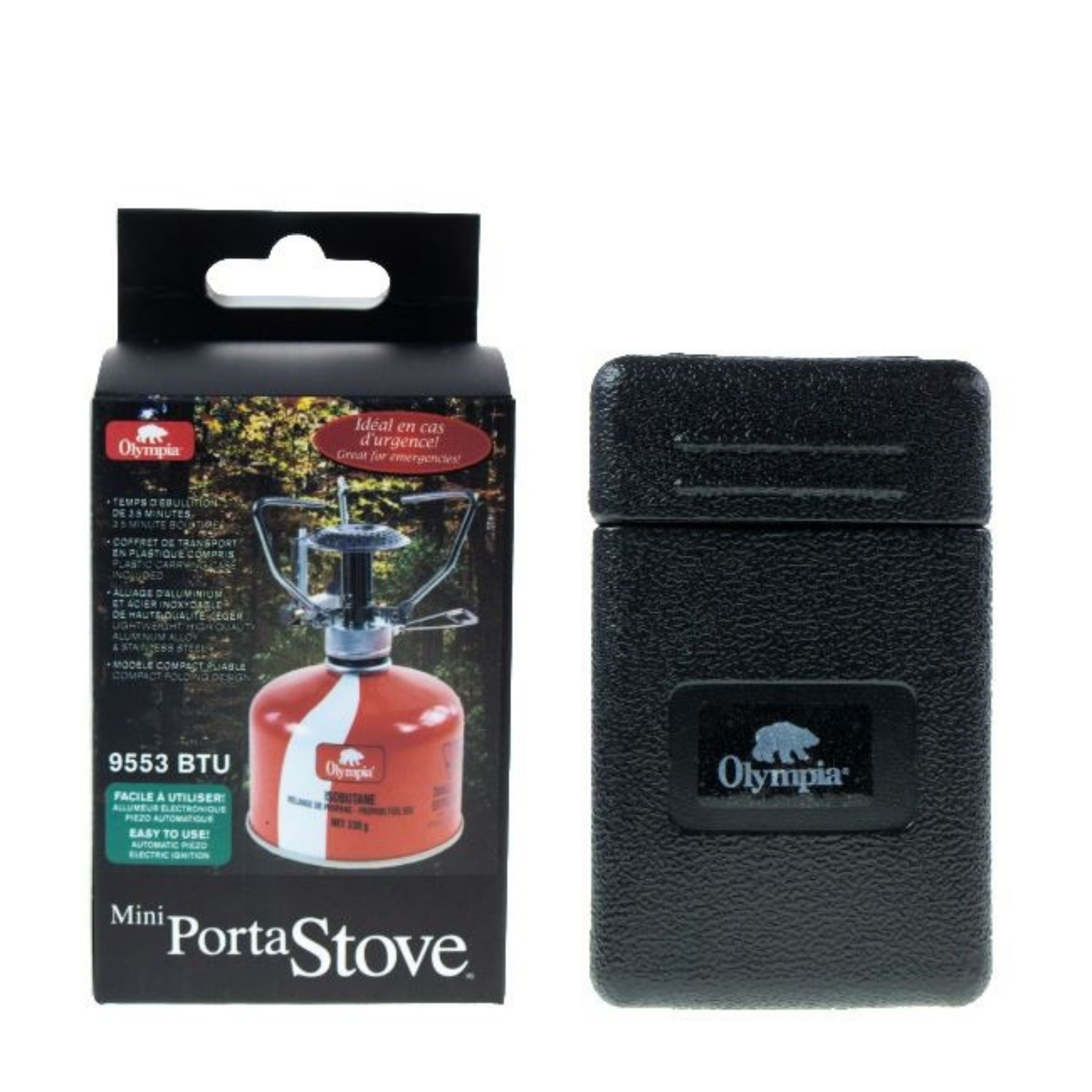 Camping stove isobutane with piezo ignition