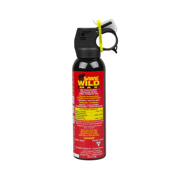 Maximum protection bear spray
