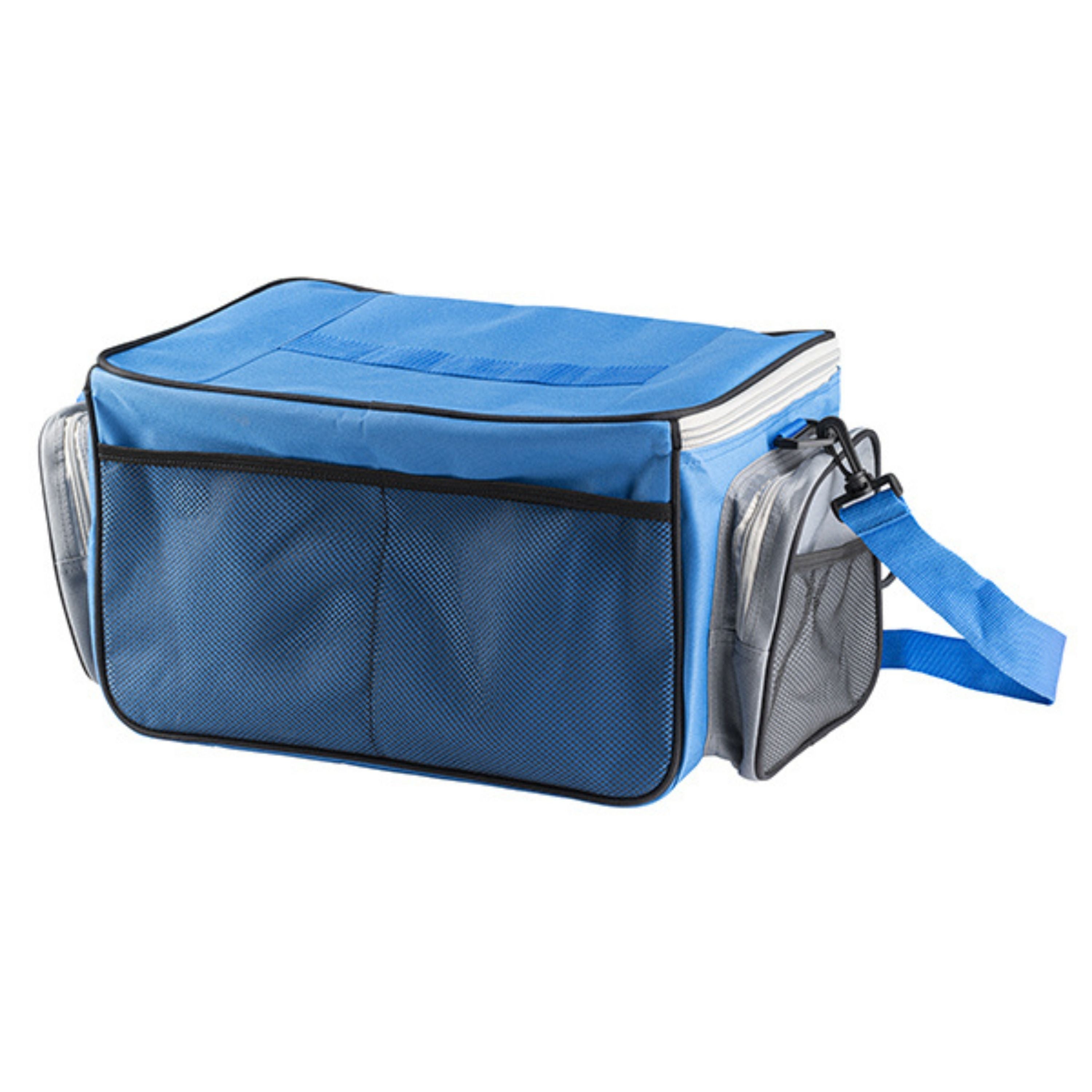 Small format fishing bag with tackle boxes