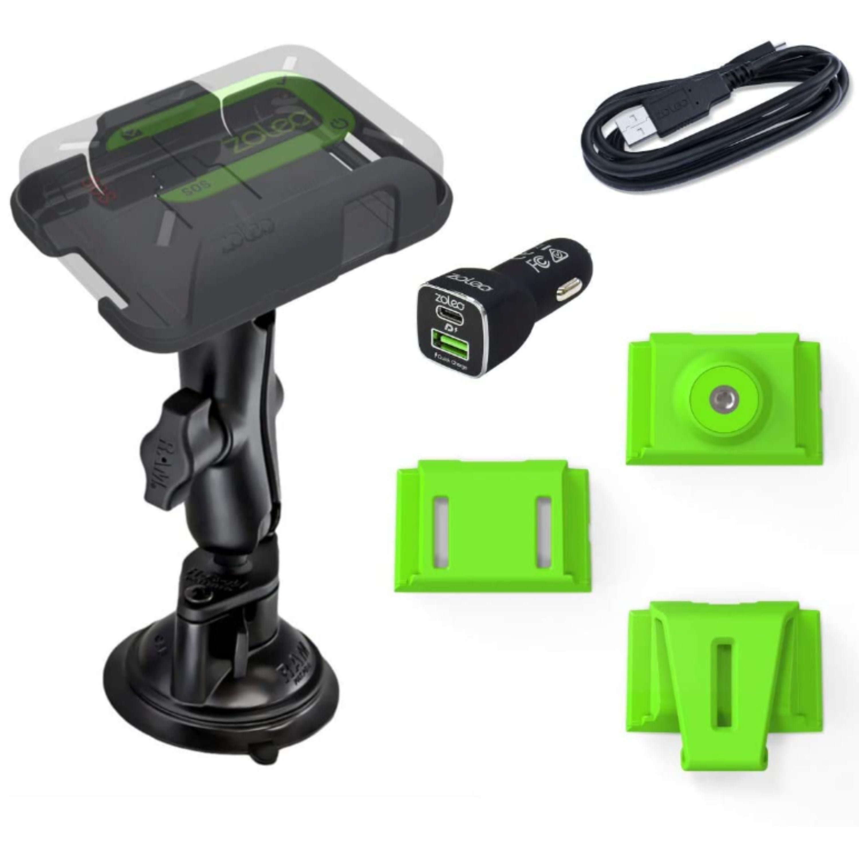 Zoleo universal mount with suction cup