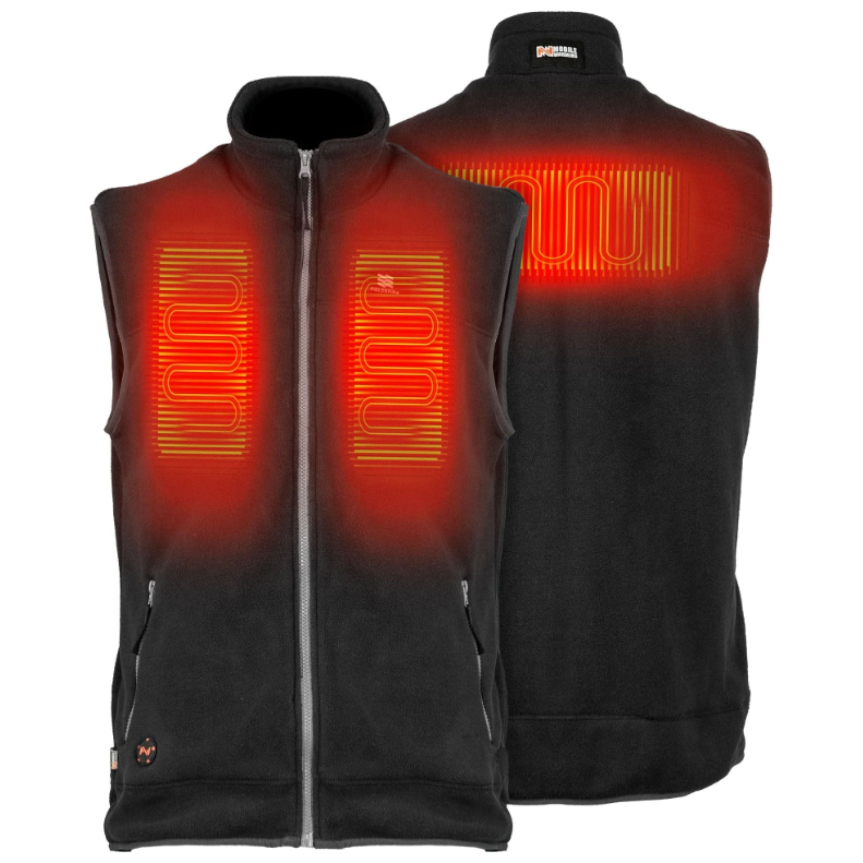 "TREK" Heated fleece sleeveless vest - Men's