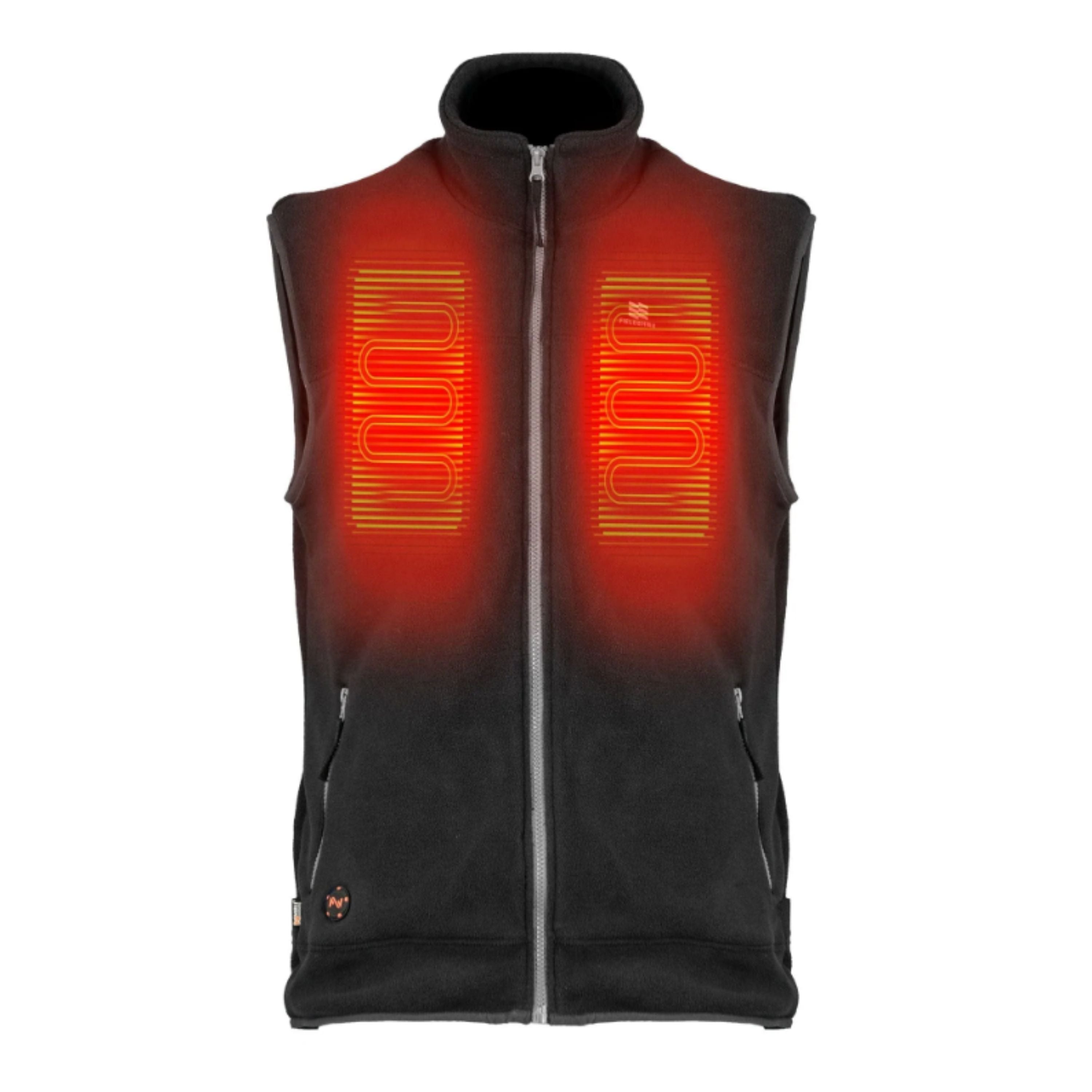 "TREK" Heated fleece sleeveless vest - Men's