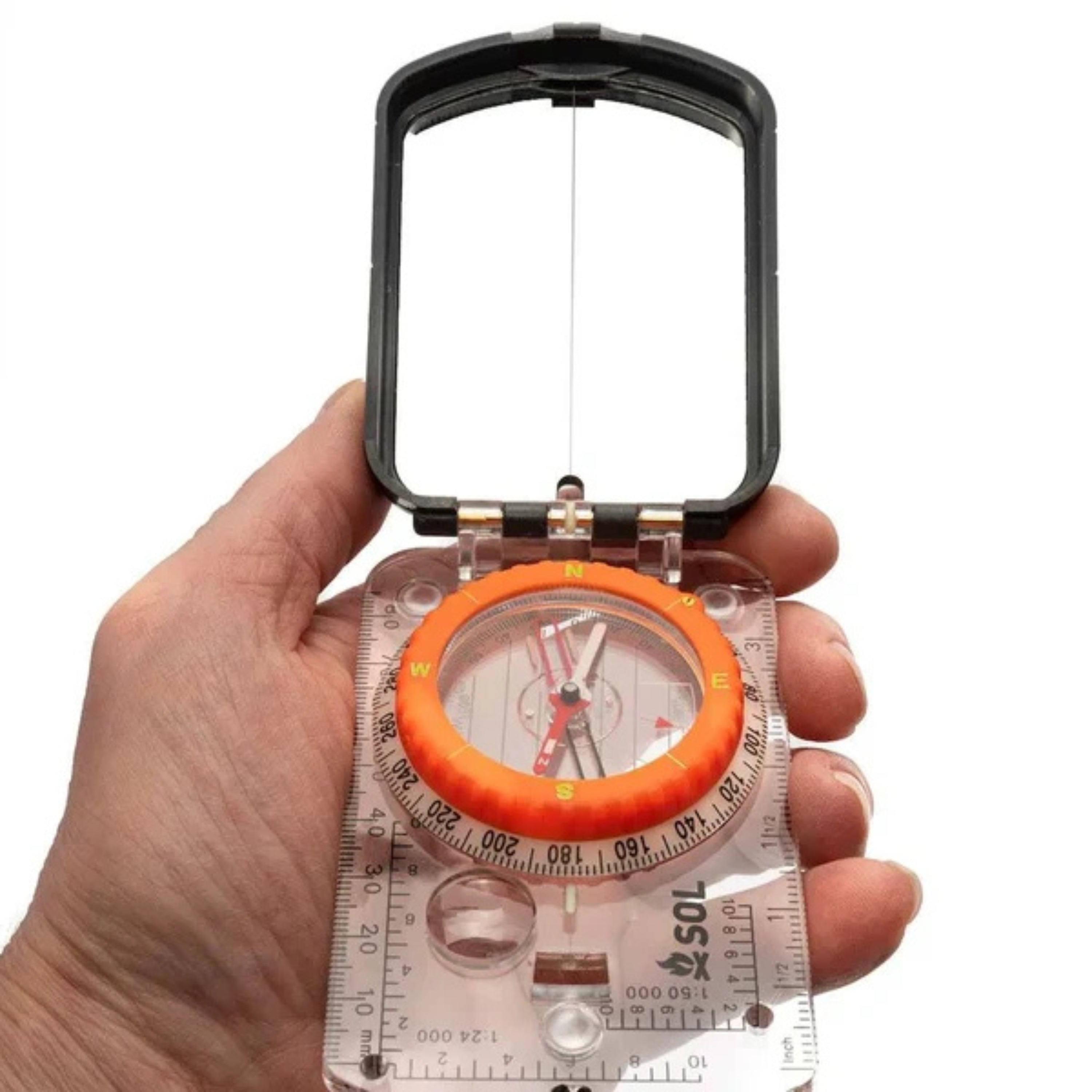 Boussole avec miroir