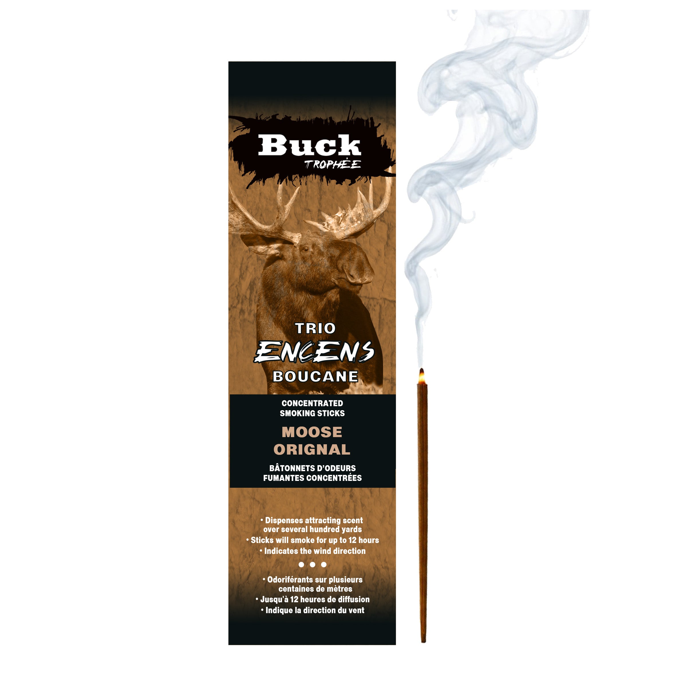 Trio of incense sticks "Boucane" - Moose