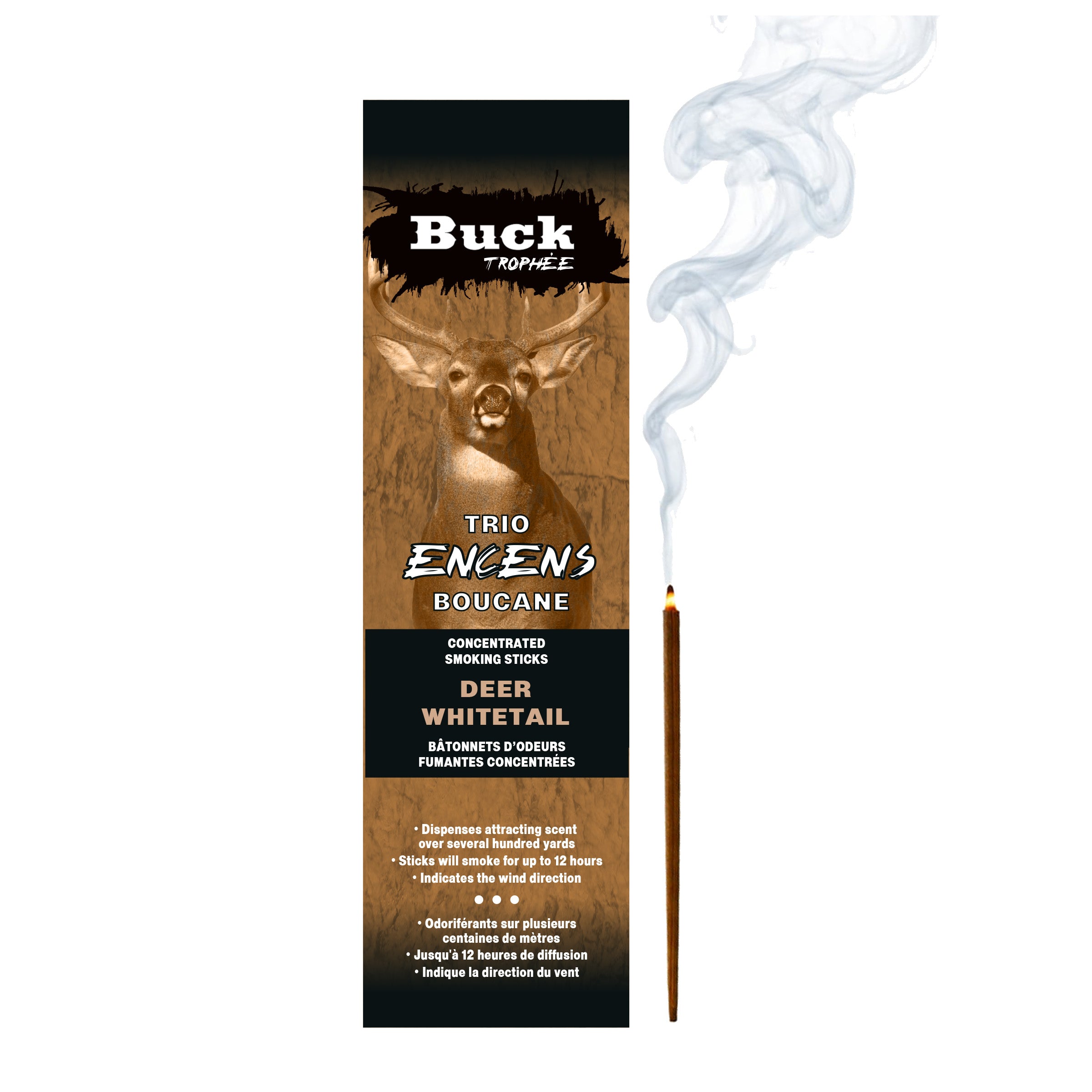 Trio of incense sticks "Boucane" - Deer
