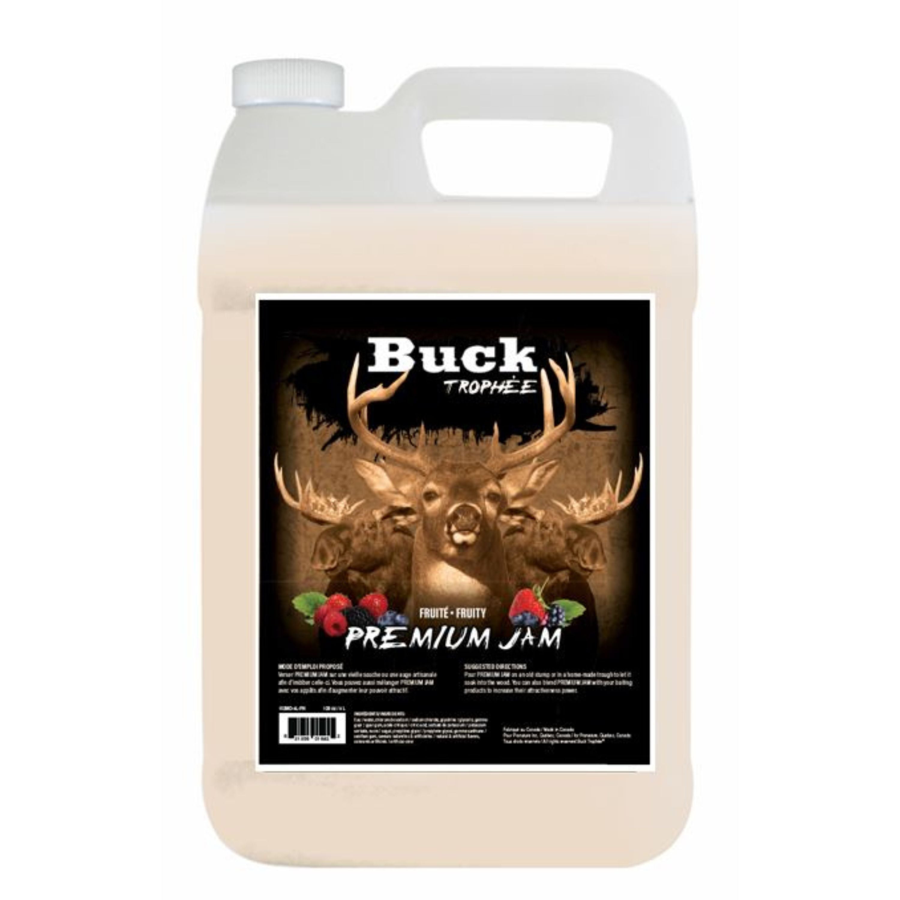 Gelée sucrée et salée « Premium jam » - Chevreuil/Orignal - Fruitée - 4 L