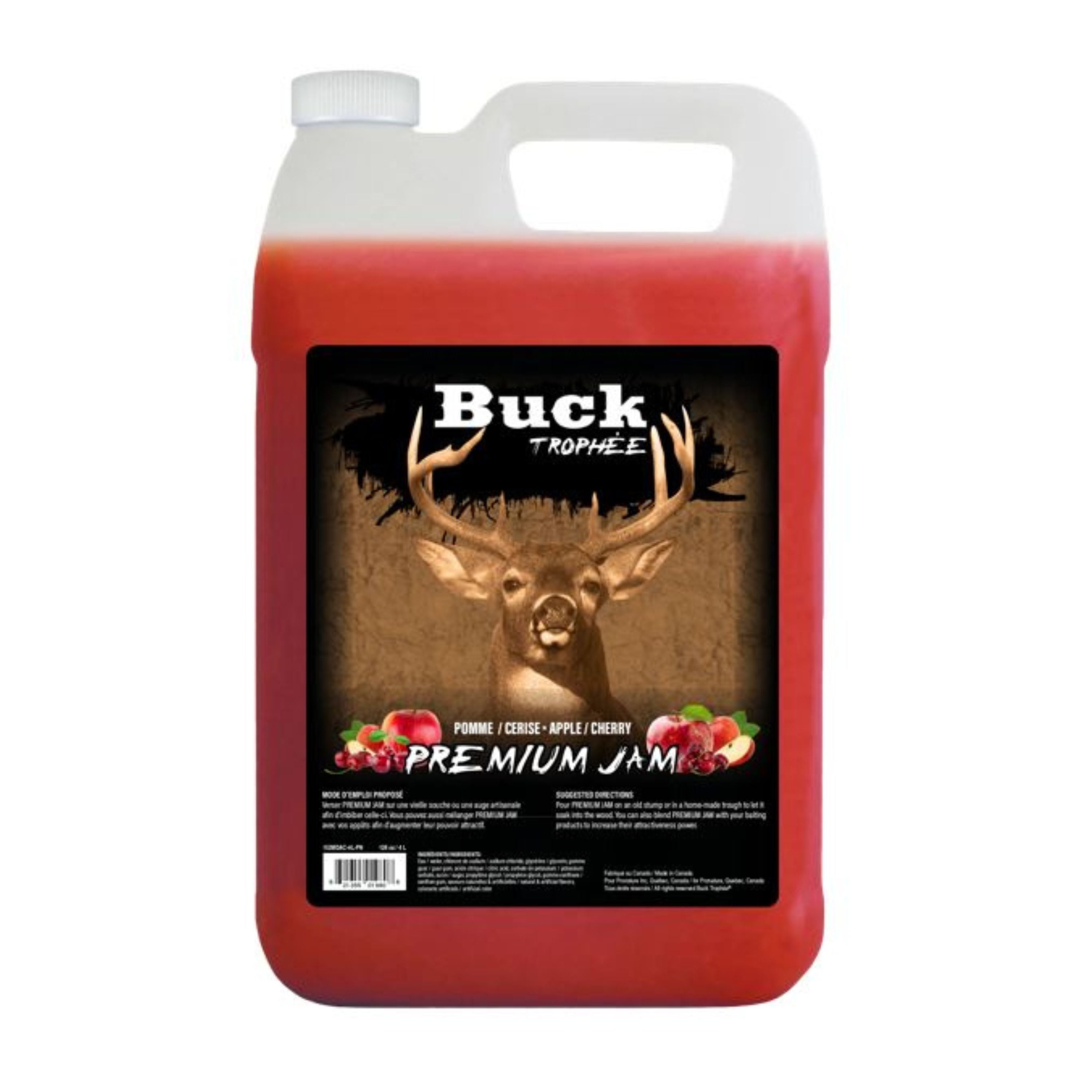 « Premium jam » Sweet and salty - Deer - Apple/Cherry - 4 L
