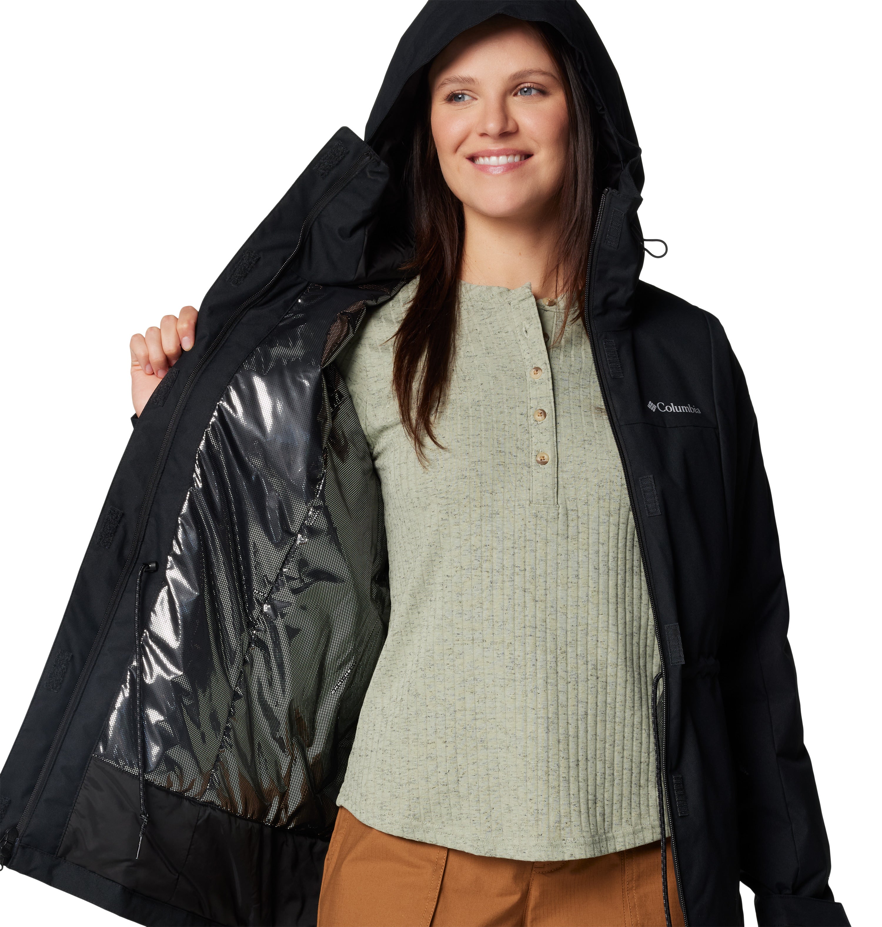 "Hikebound II Long" insulated jacket - Women's