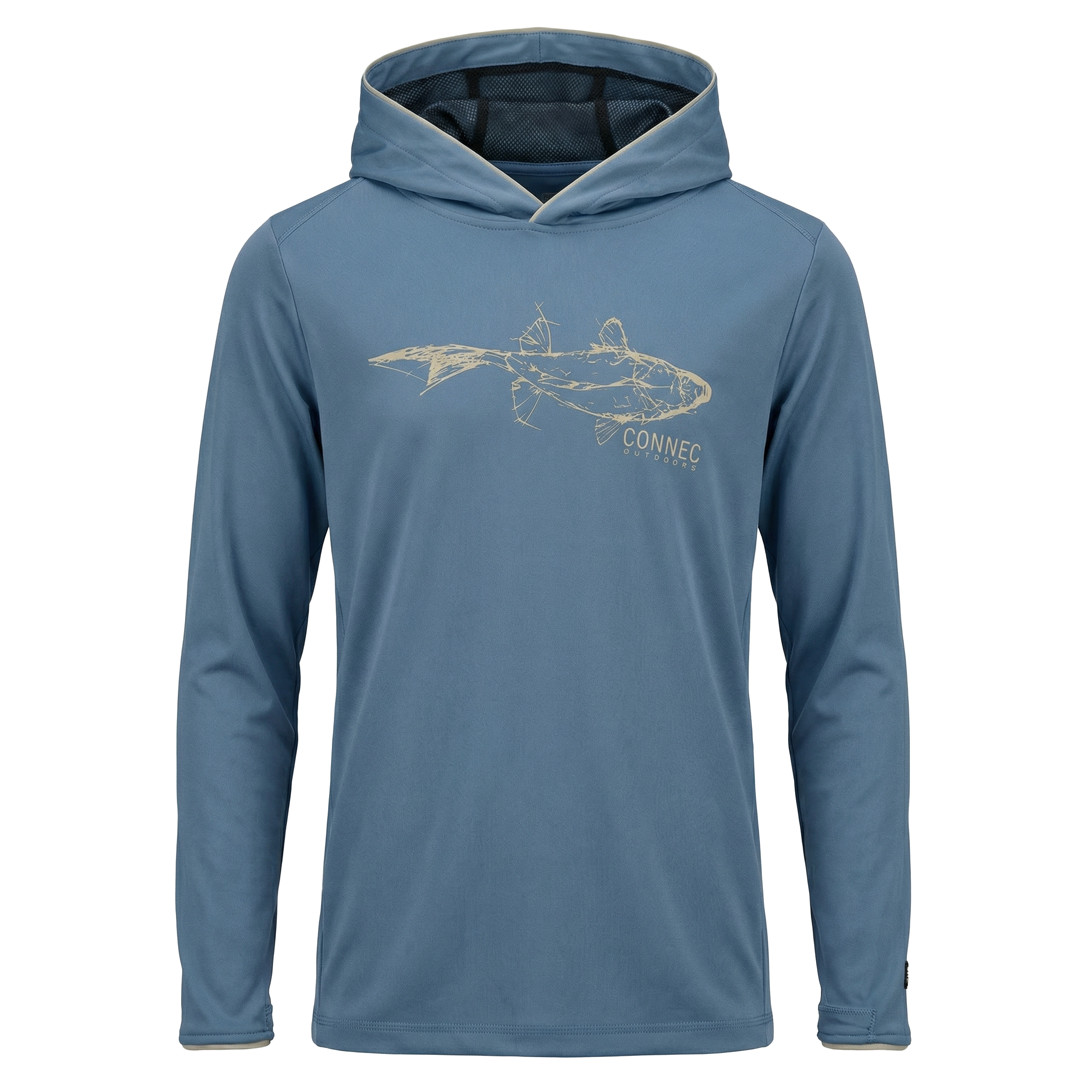 Chandail à capuchon avec filet moustiquaire "LT Offshore Copen Blue" - Junior