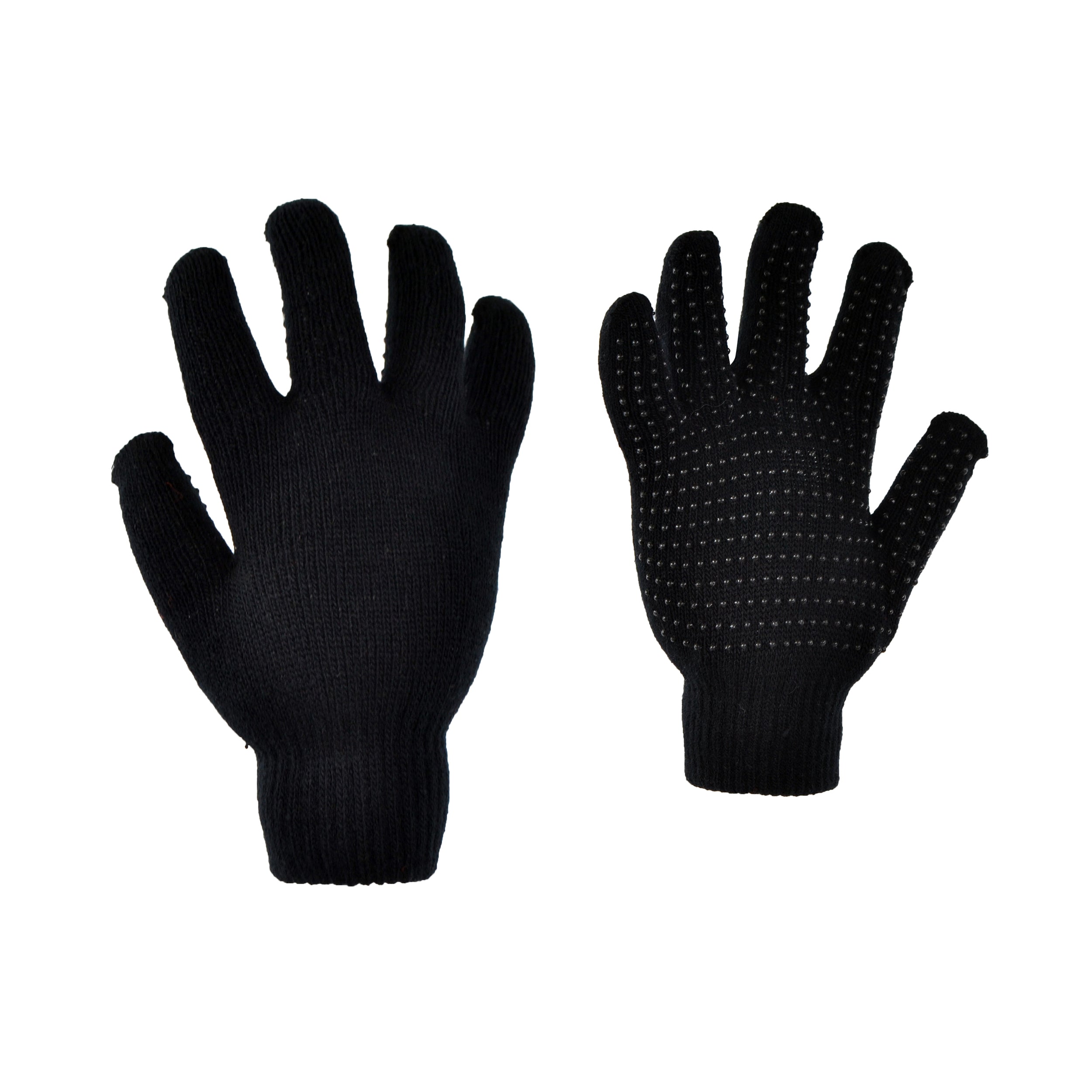 3-pack of anti-slip knitted gloves