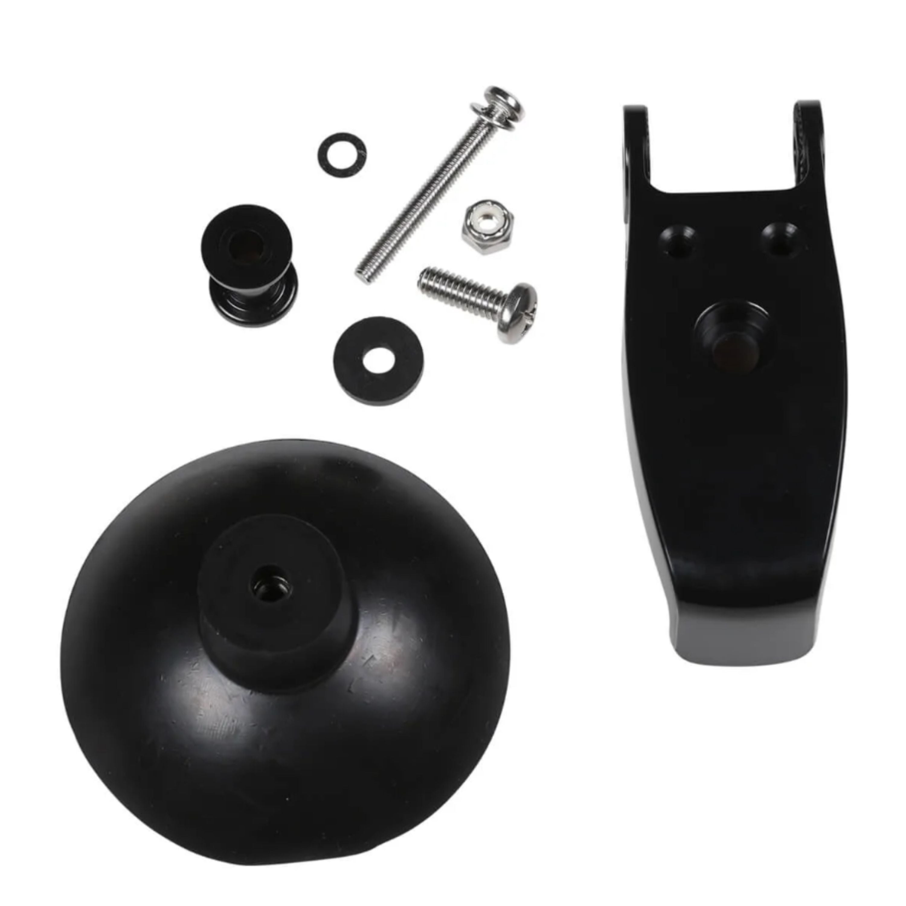 Suction cup adapter for dual beam transducer