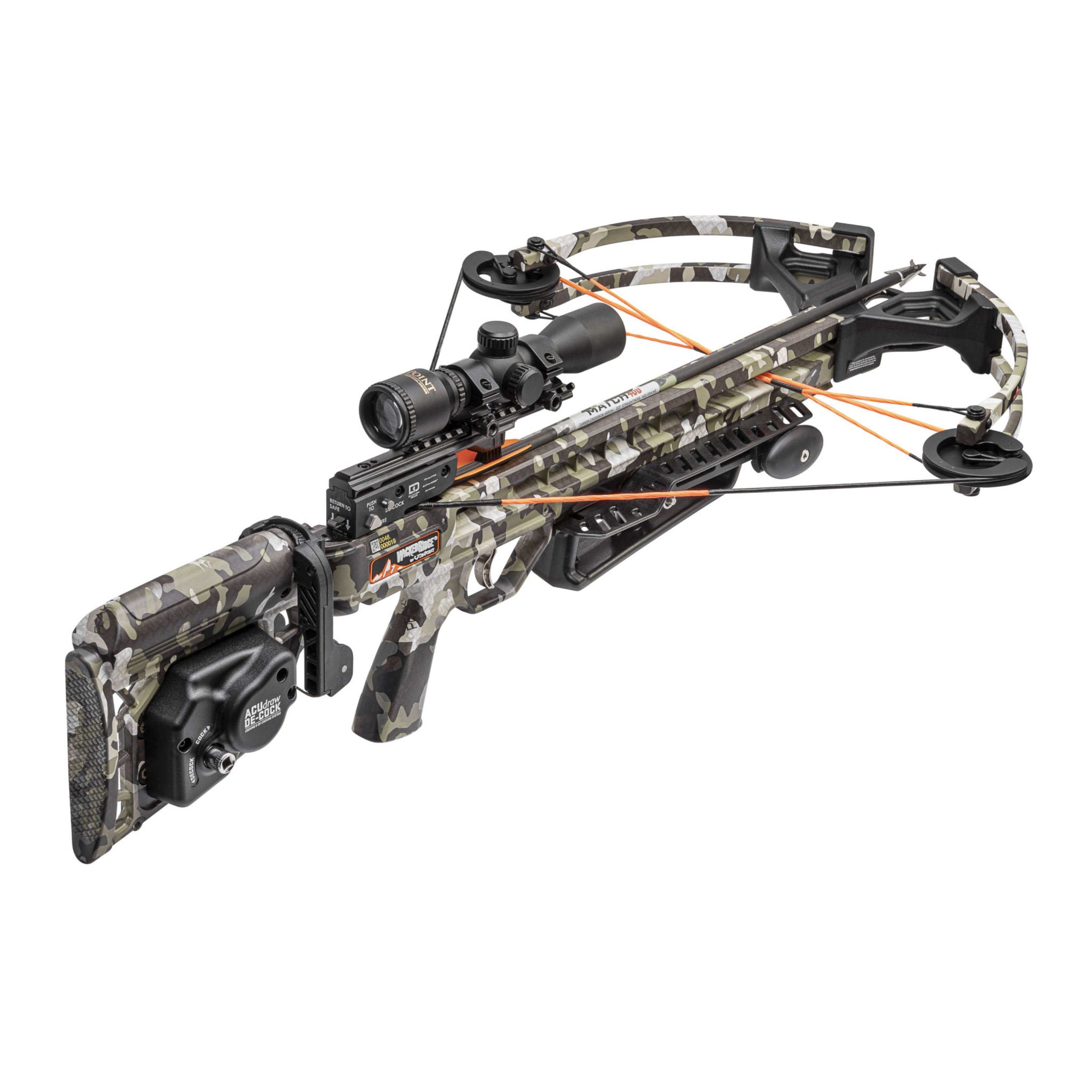 "Raider 400" De-cock crossbow with acudraw and scope