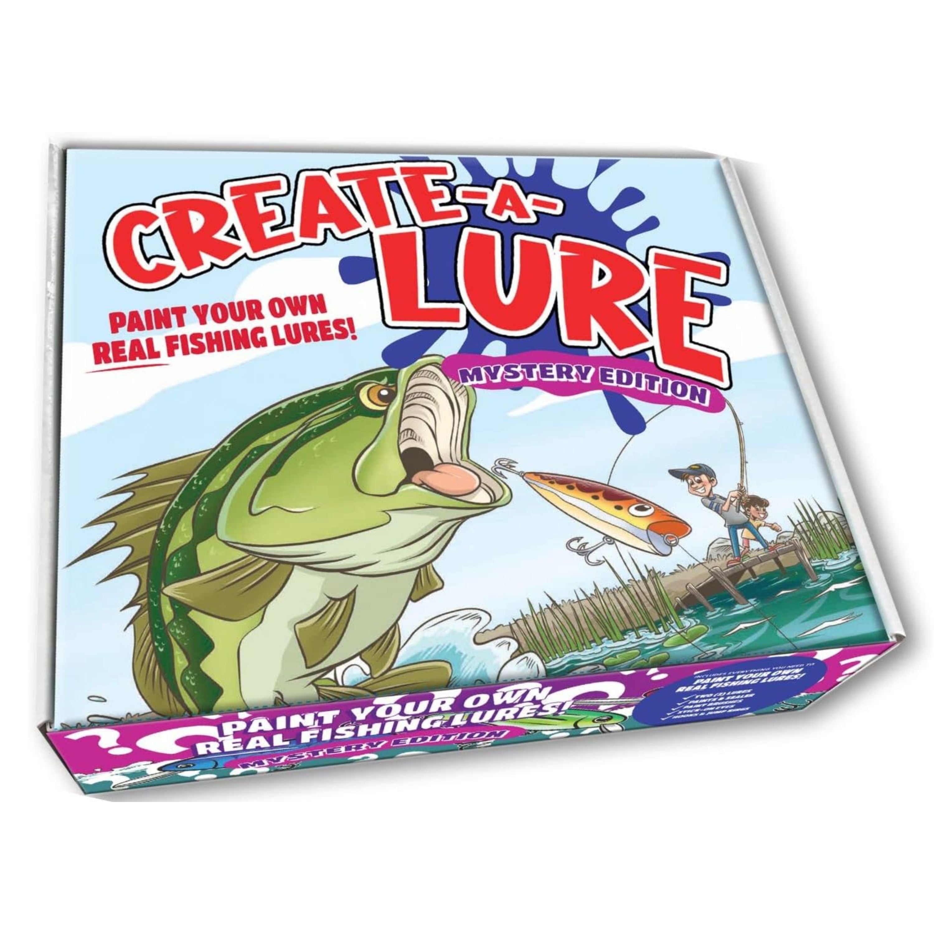 Create-A-Lure 6 Pack Edition Lure Making Kit, Paint Your Own Fishing Lures,  K