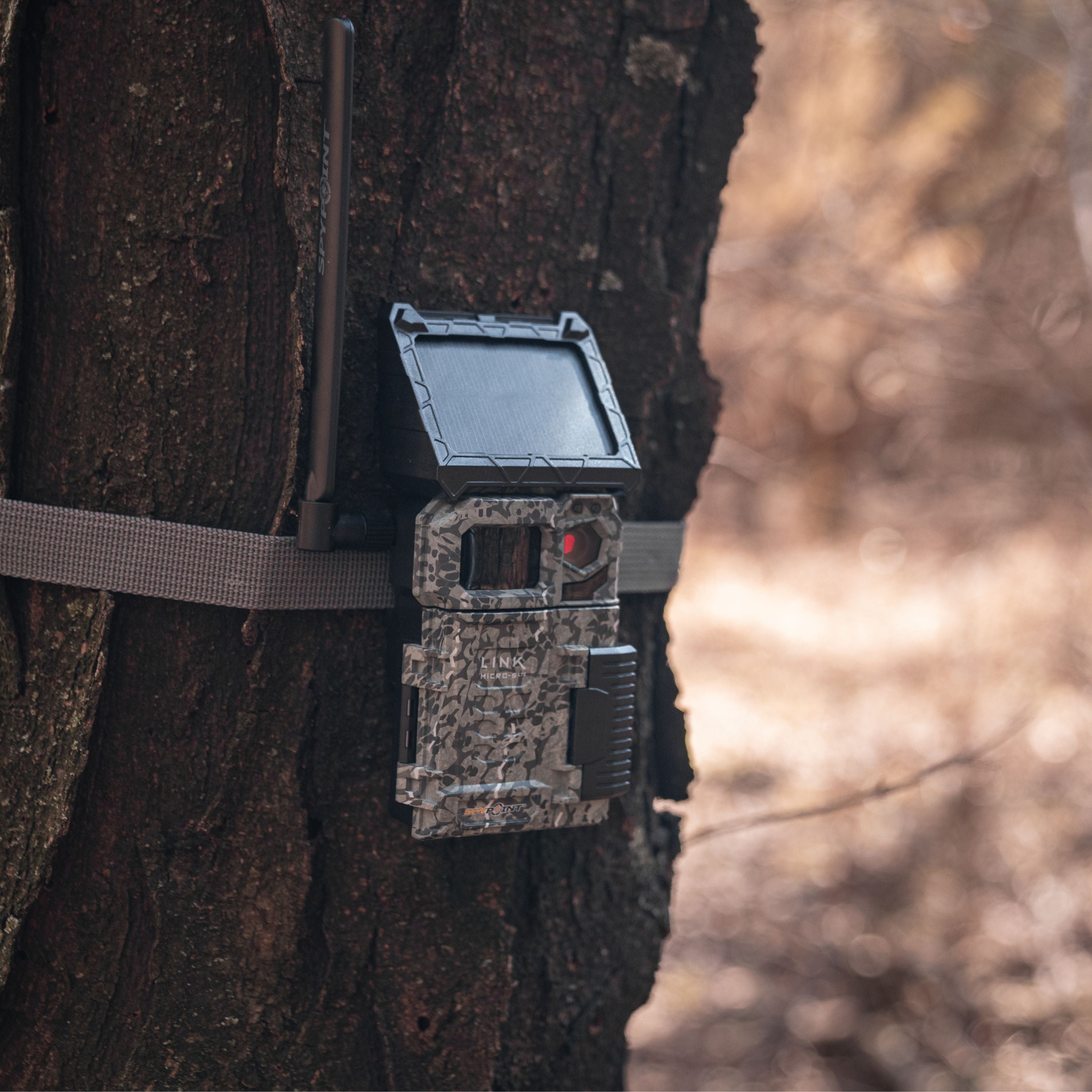 Caméra cellulaire Link-Micro avec panneau solaire