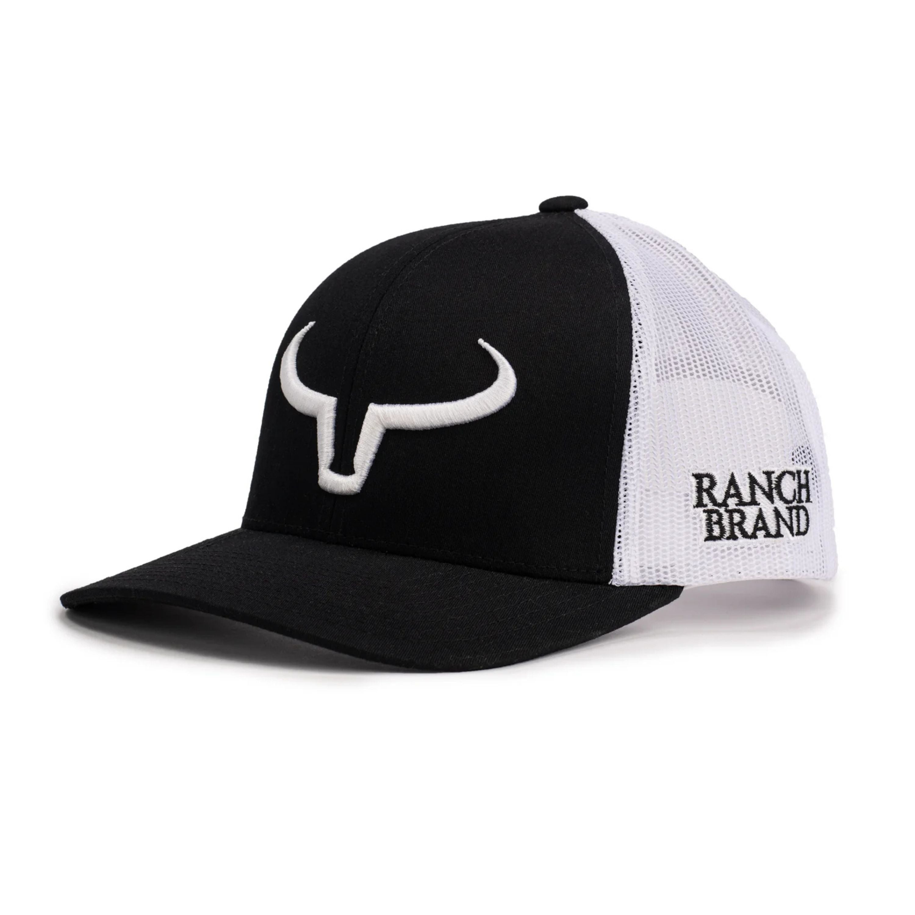 Casquette Rancher - Noir et mesh blanc