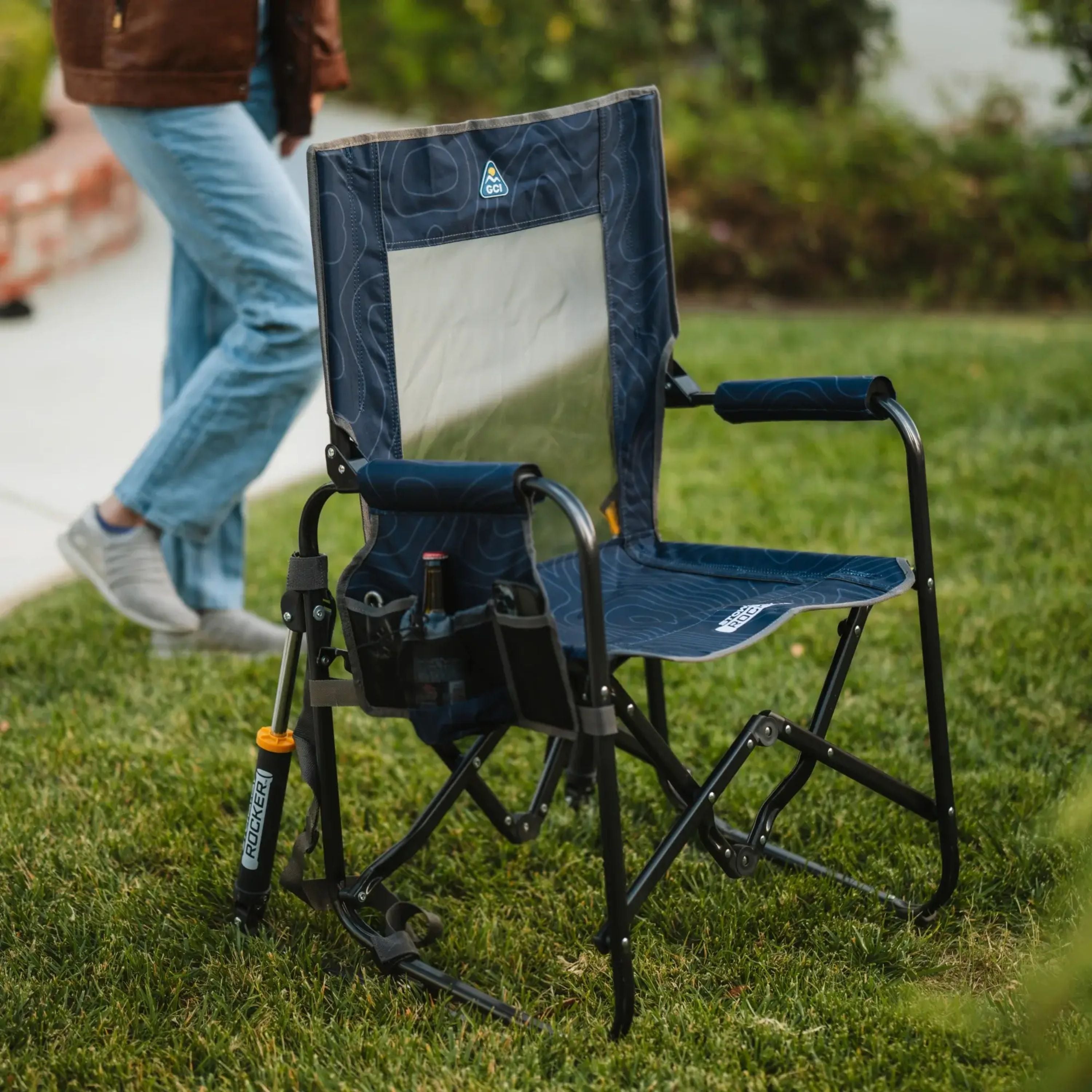 "Stowaway Rocker" Rocking chair