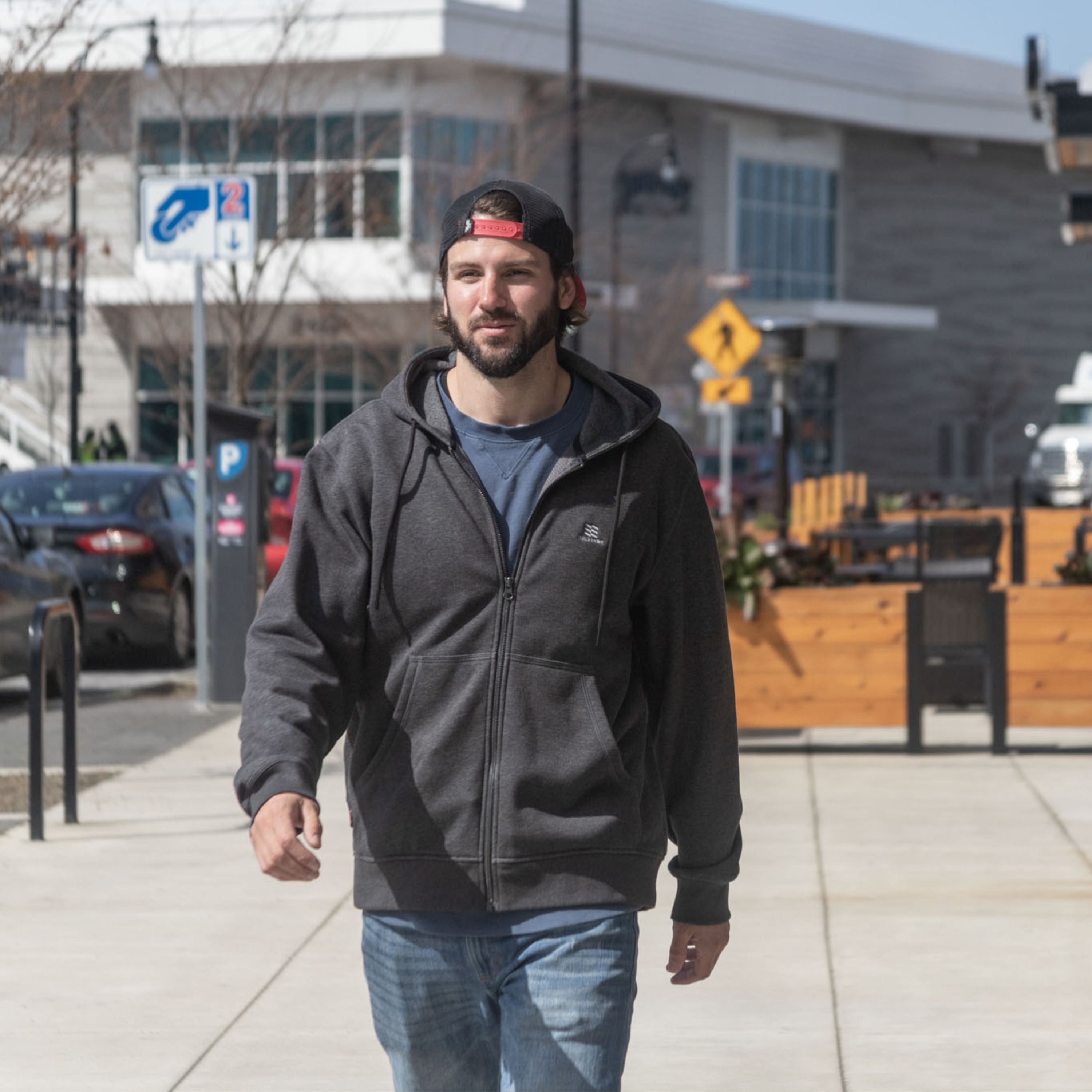 Chandail à capuchon chauffant - Homme