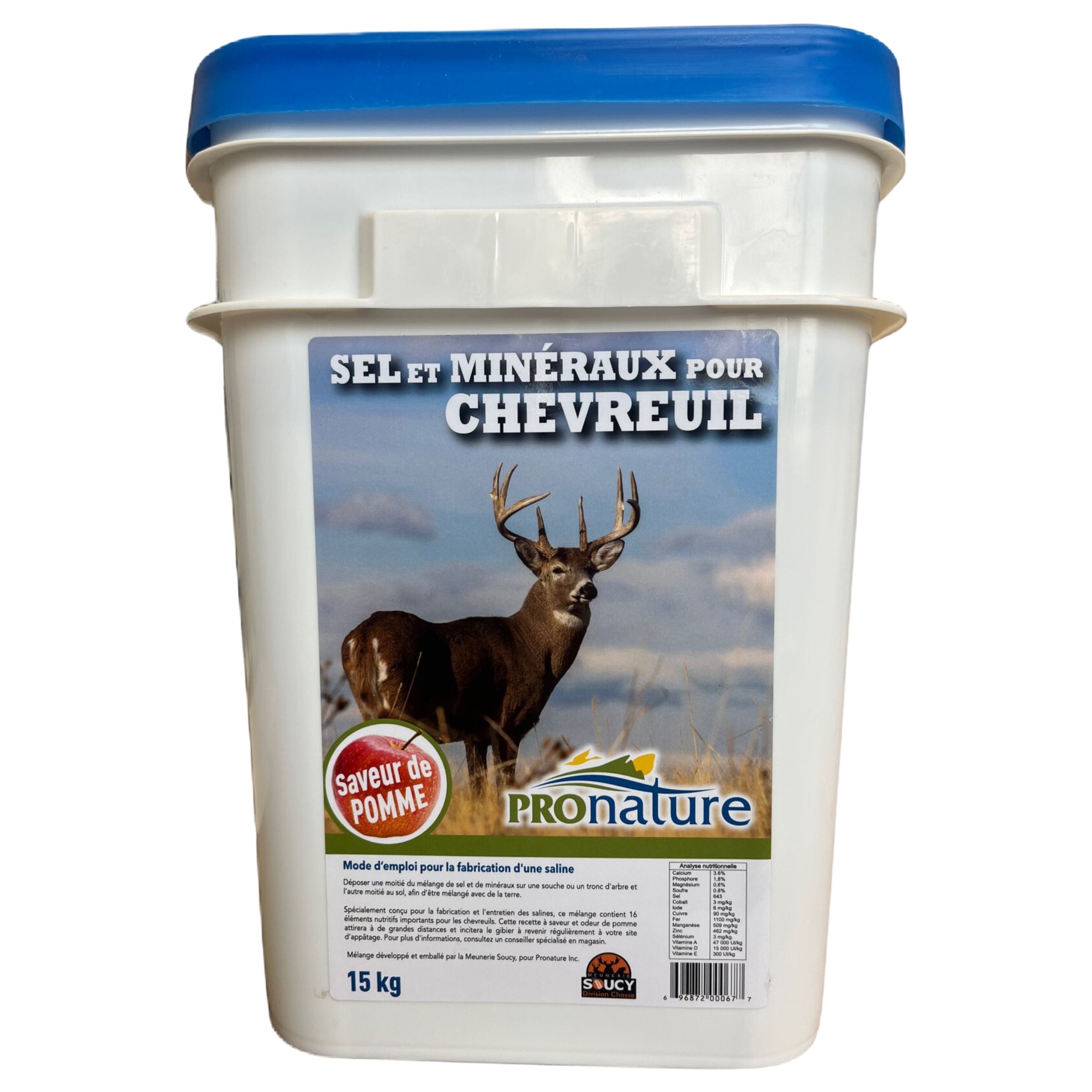 Bucket of salt and minerals for deers - 15 kg