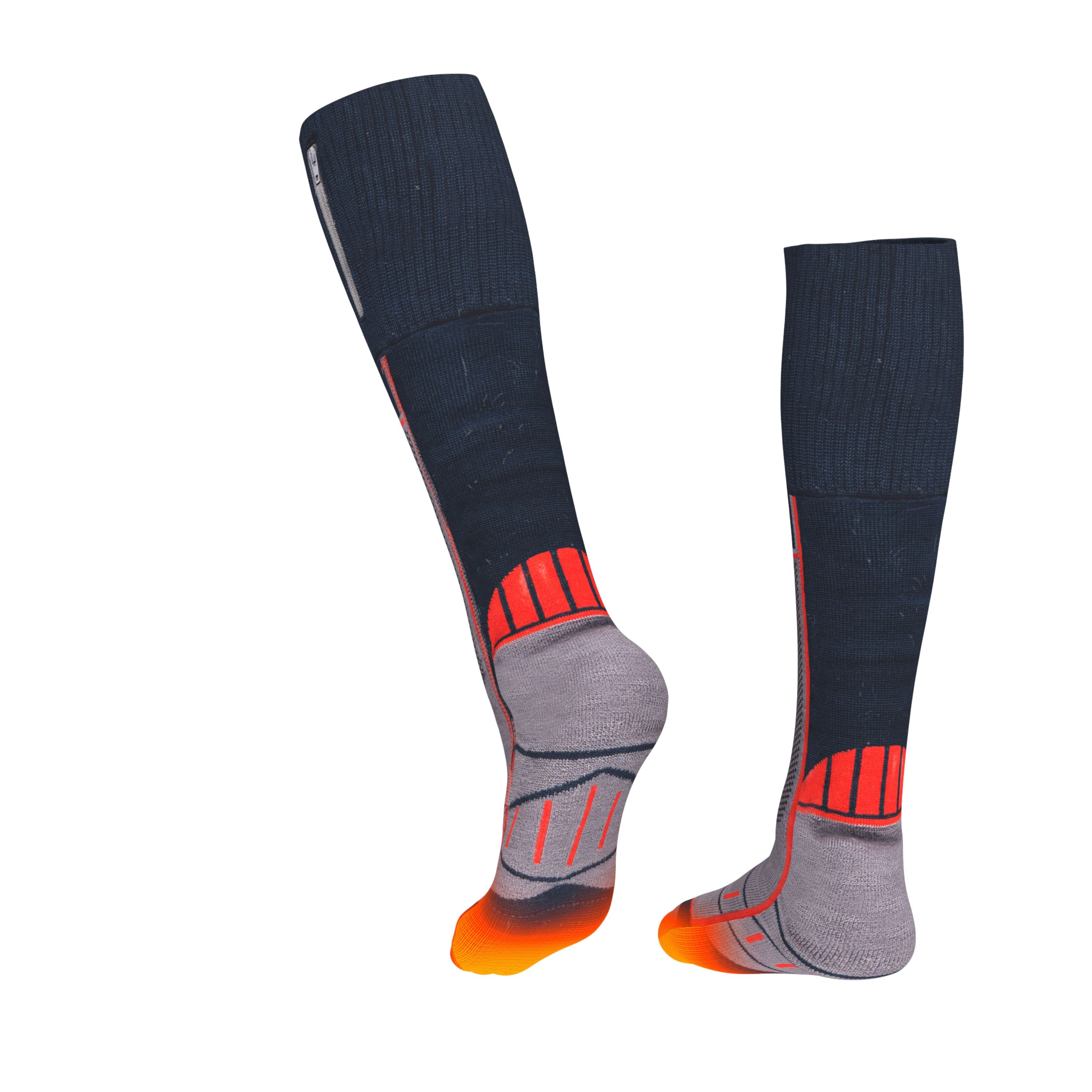 Wool-blend heated socks - Unisex