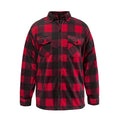 Chemise à carreaux en polar 
