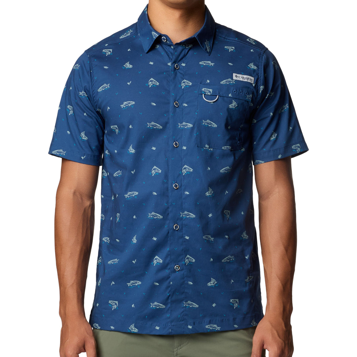 Columbia PFG Chemise de Fête à Tete Osée Homme Columbia PFG Chemise de Fête à Tete Osée Homme