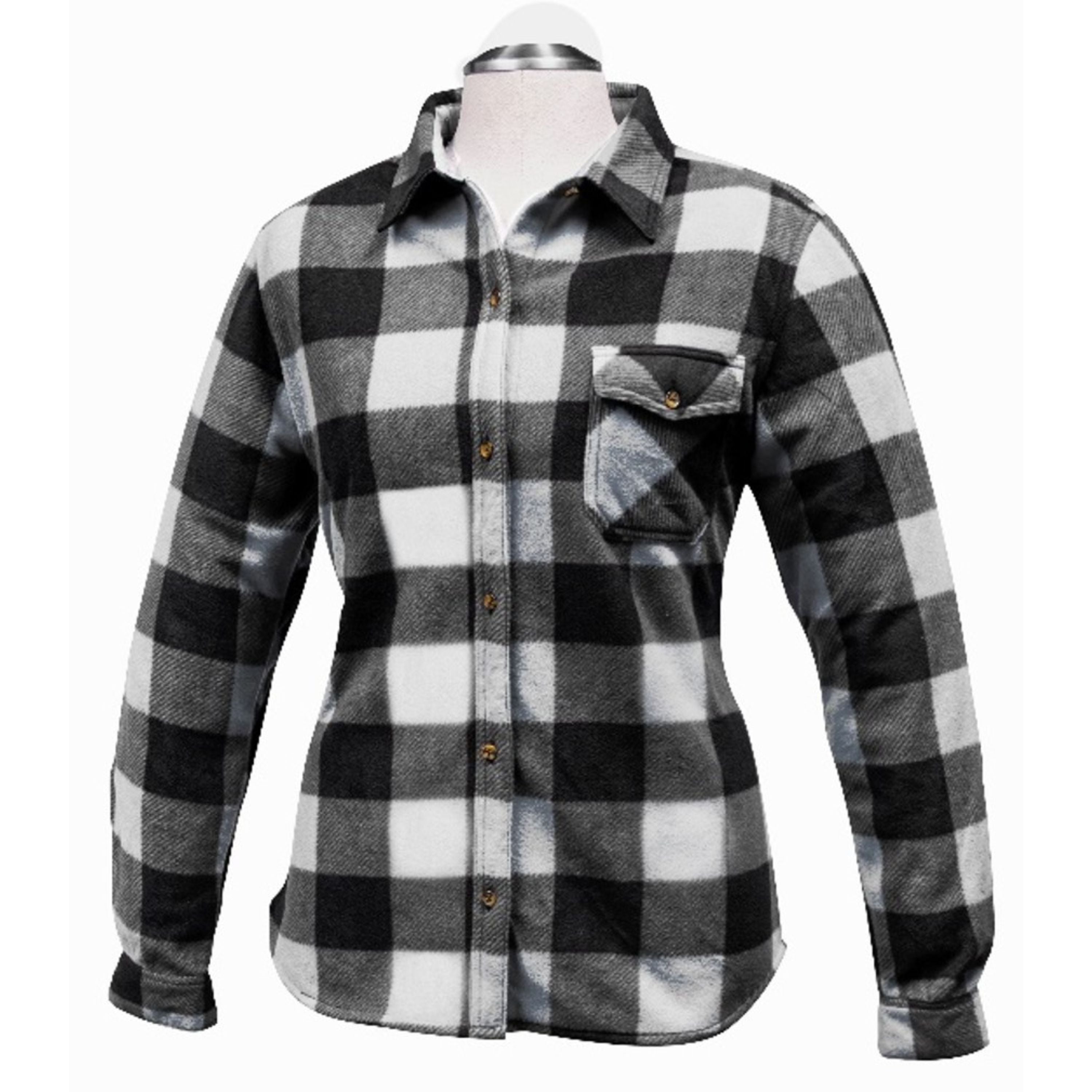 Plaid fleece shirt - Women's