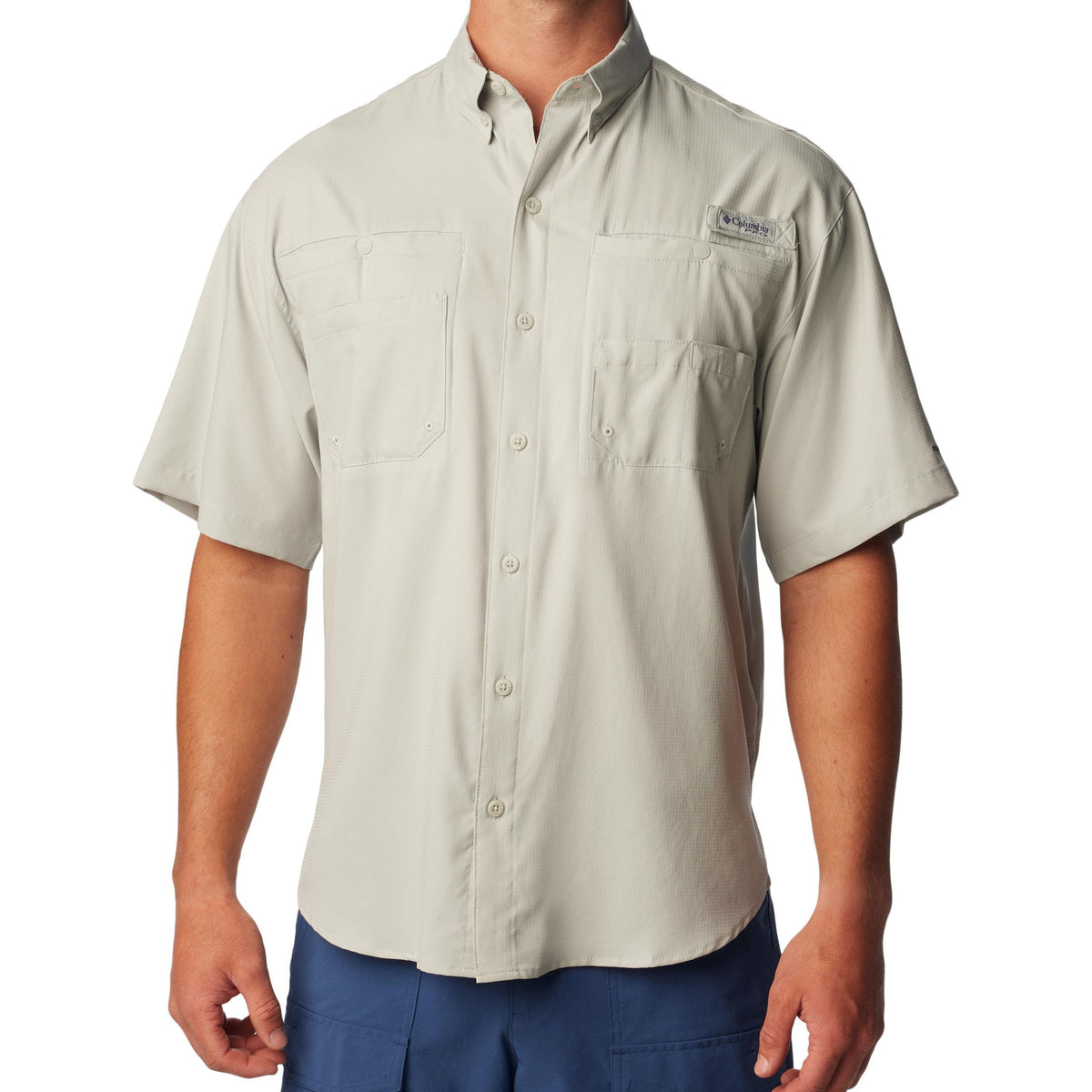 Columbia Pfg Tamiami II UPF 40 Chemise de pêche à manches courtes pour homme, Carbone, Petit : Columbia
