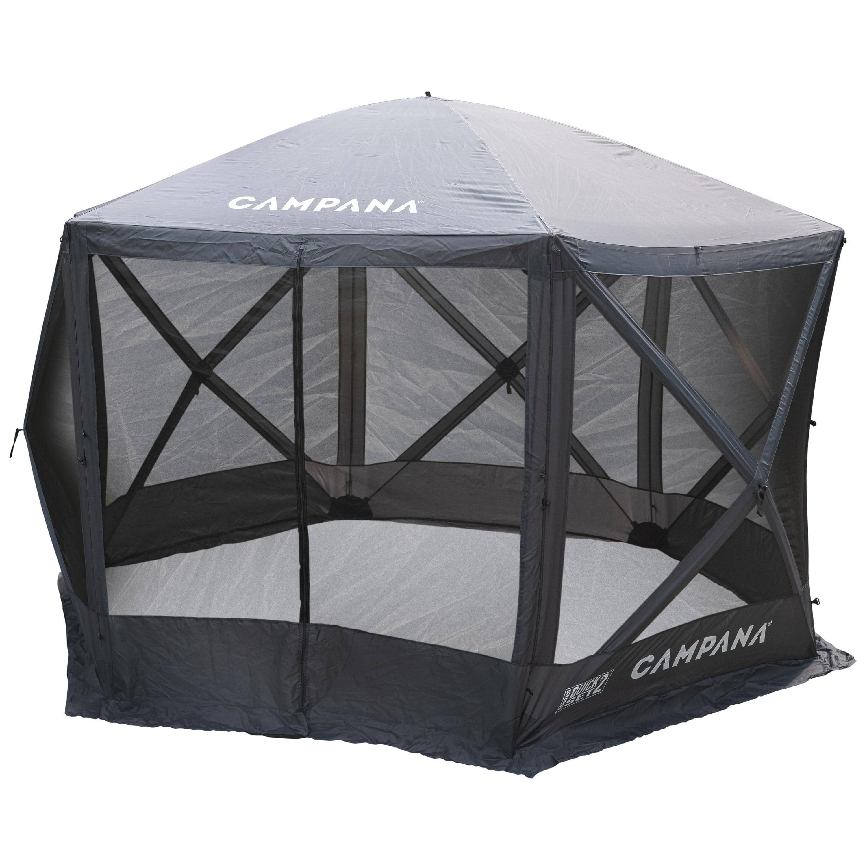 "Quick-2-Set" Mosquito net shelter