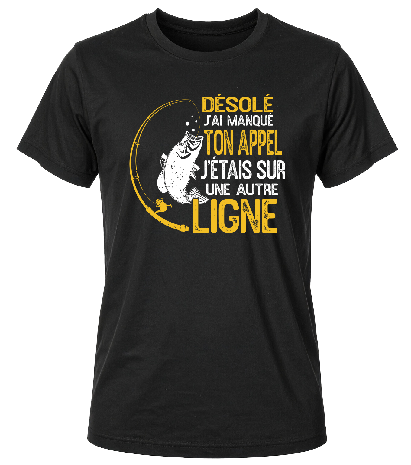 Chandail à manches courtes thématique "Ligne" - Homme