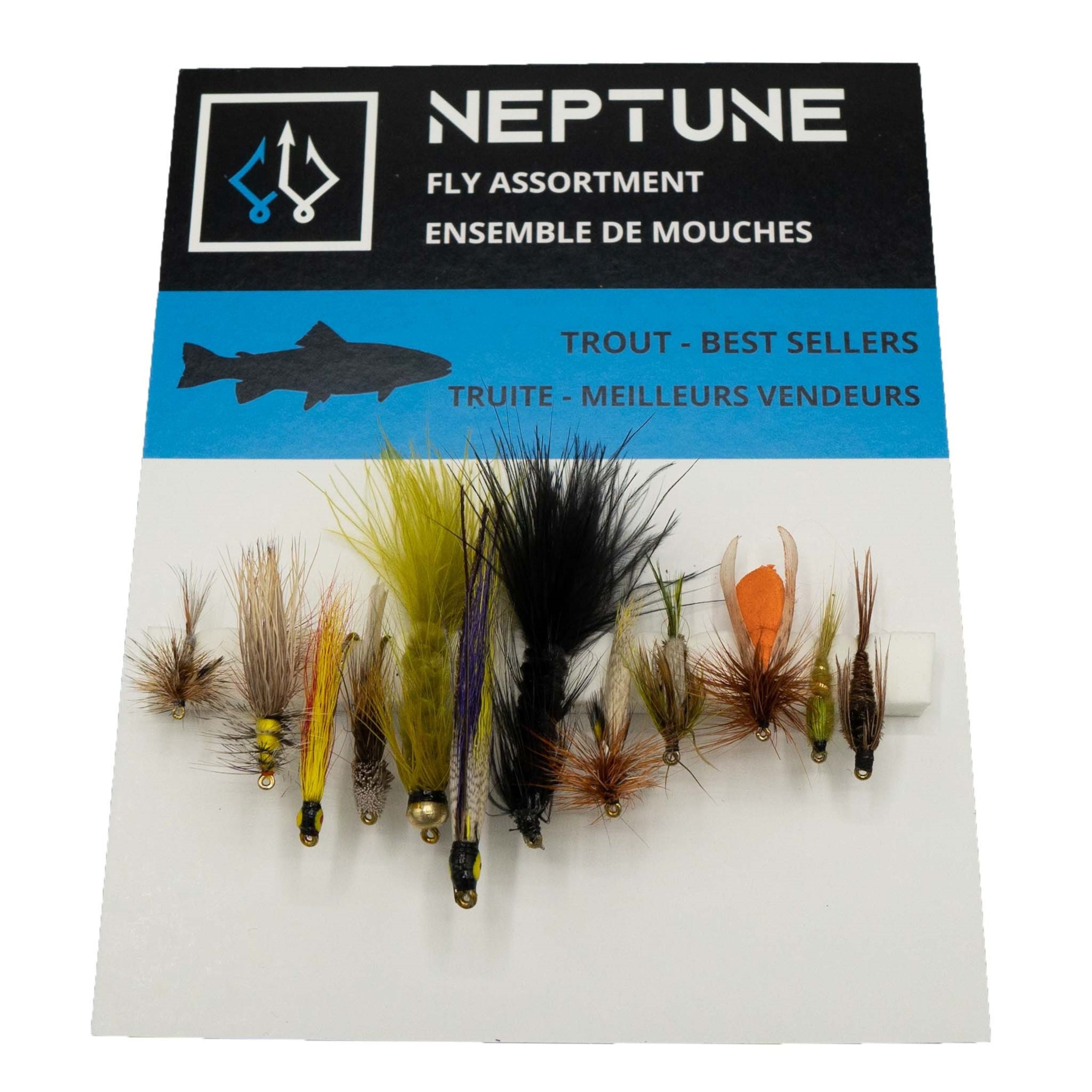 Trout fly assortment