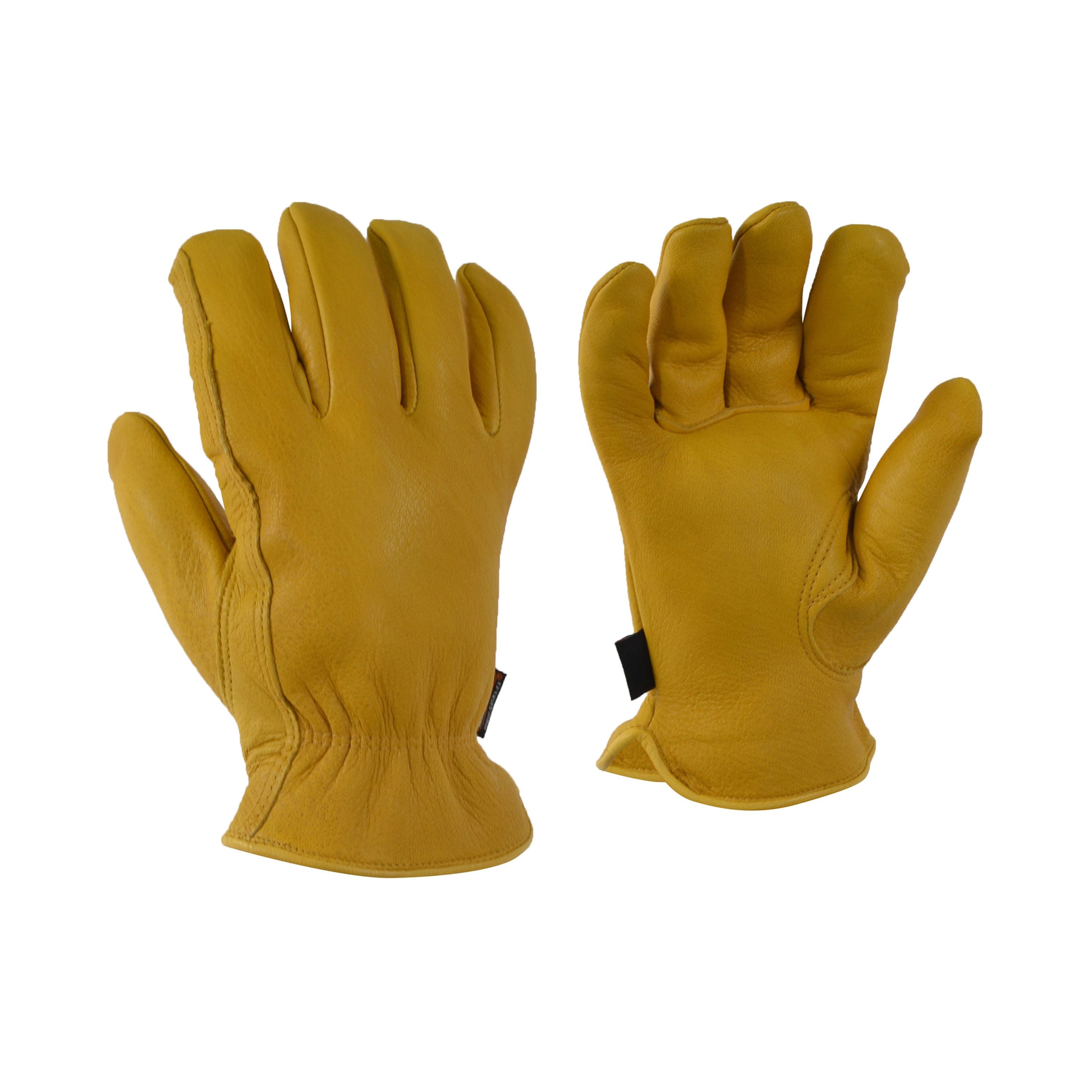 Deerskin work gloves