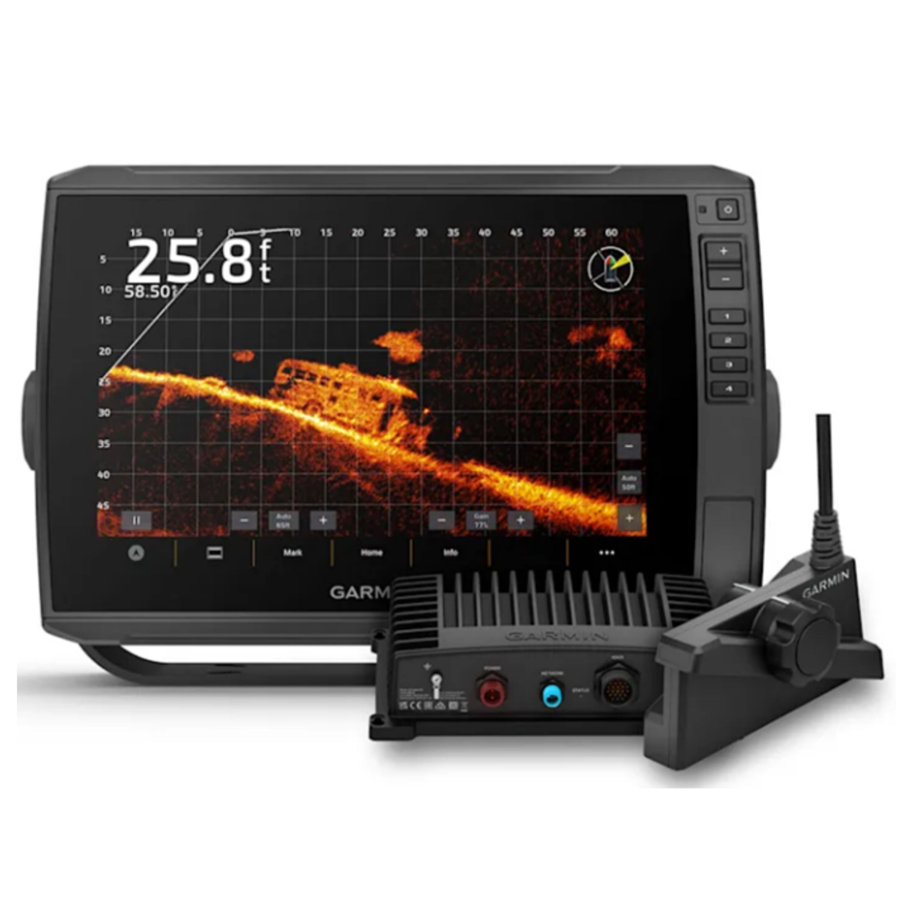 Sonar "Echomap™ Ultra 2-10"avec sonde LiveScope™ Plus