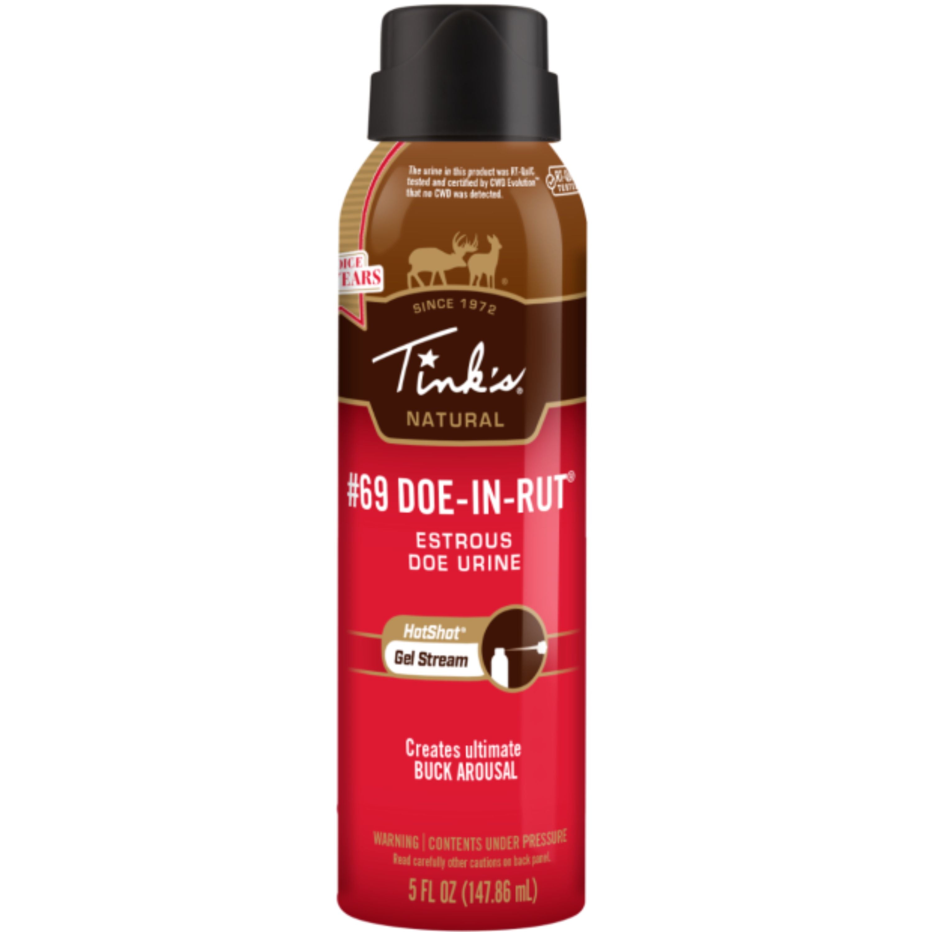 "Hot Shot #69 Doe-in-Rut" Synthetic gel stream - 5 oz