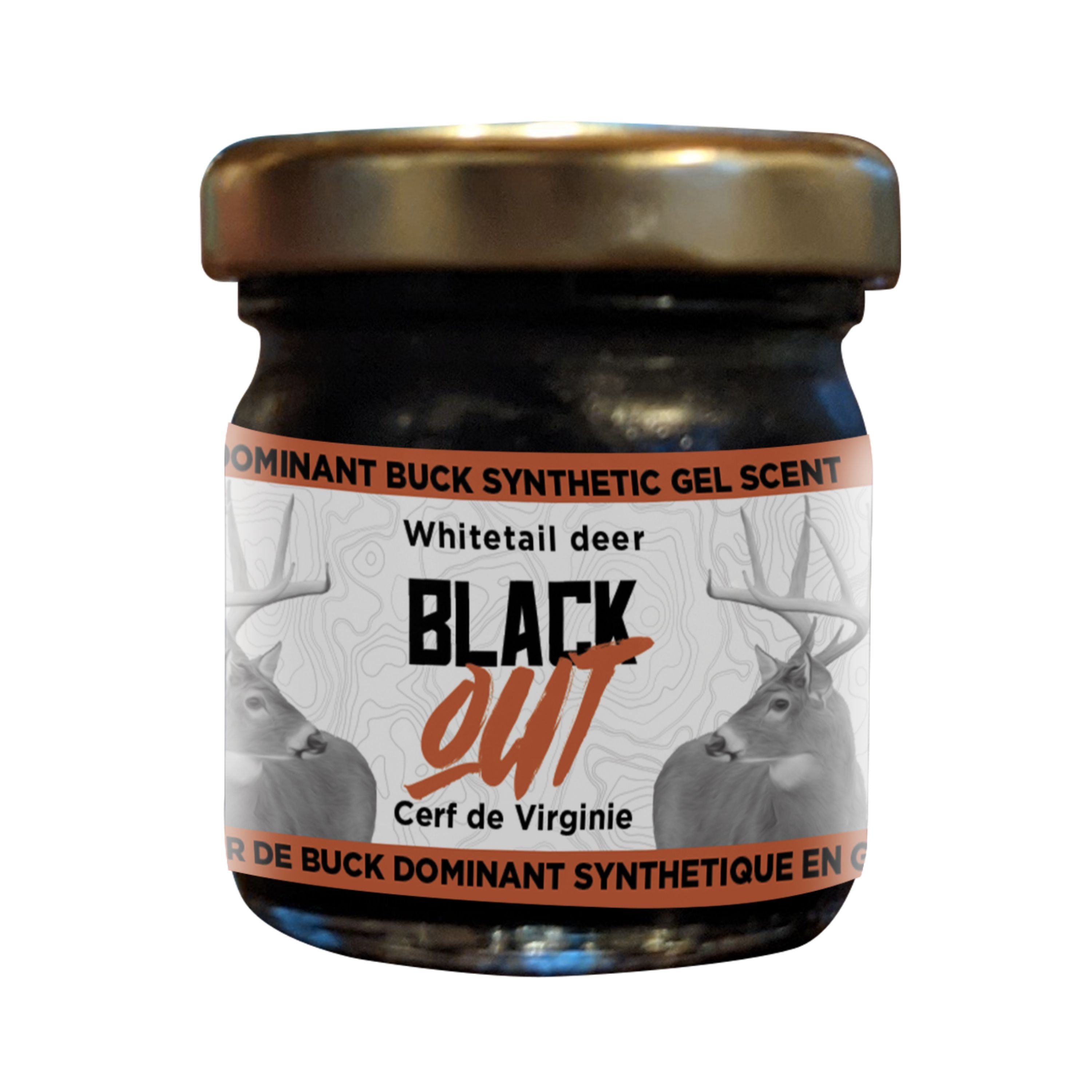 "Black Out" Dominant buck synthetic gel - 1.25 oz