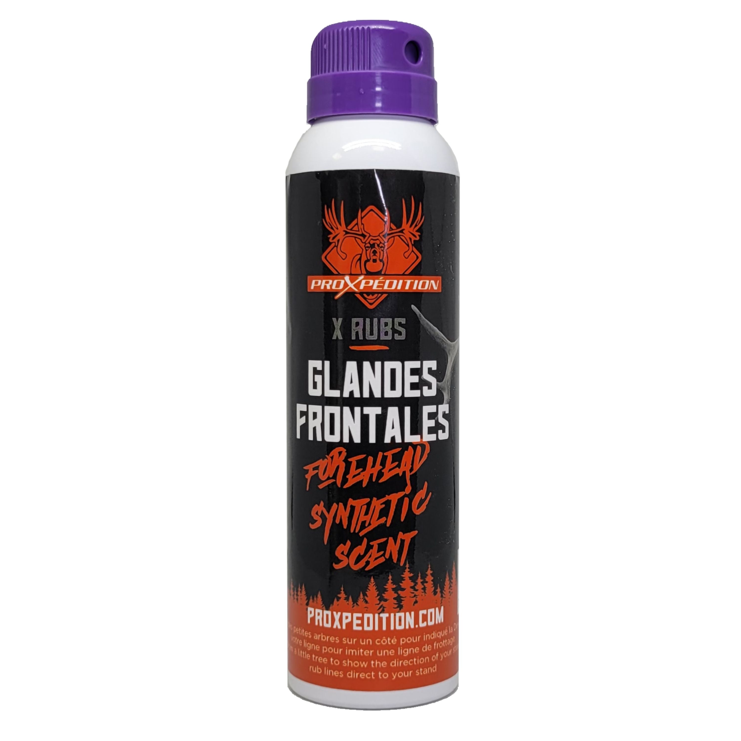 Glandes frontales synthétiques en aérosol "Xrubs" - 4 oz