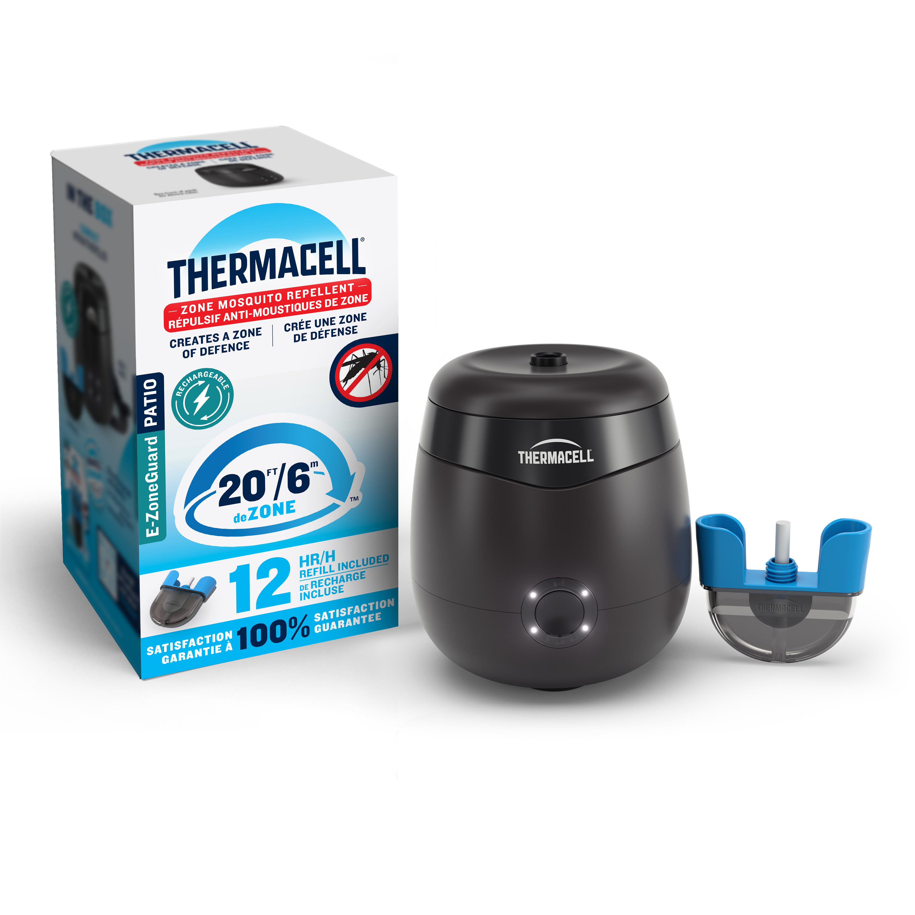 "Thermacell E-ZoneGuard Patio" Rechargeable Mosquito Repeller